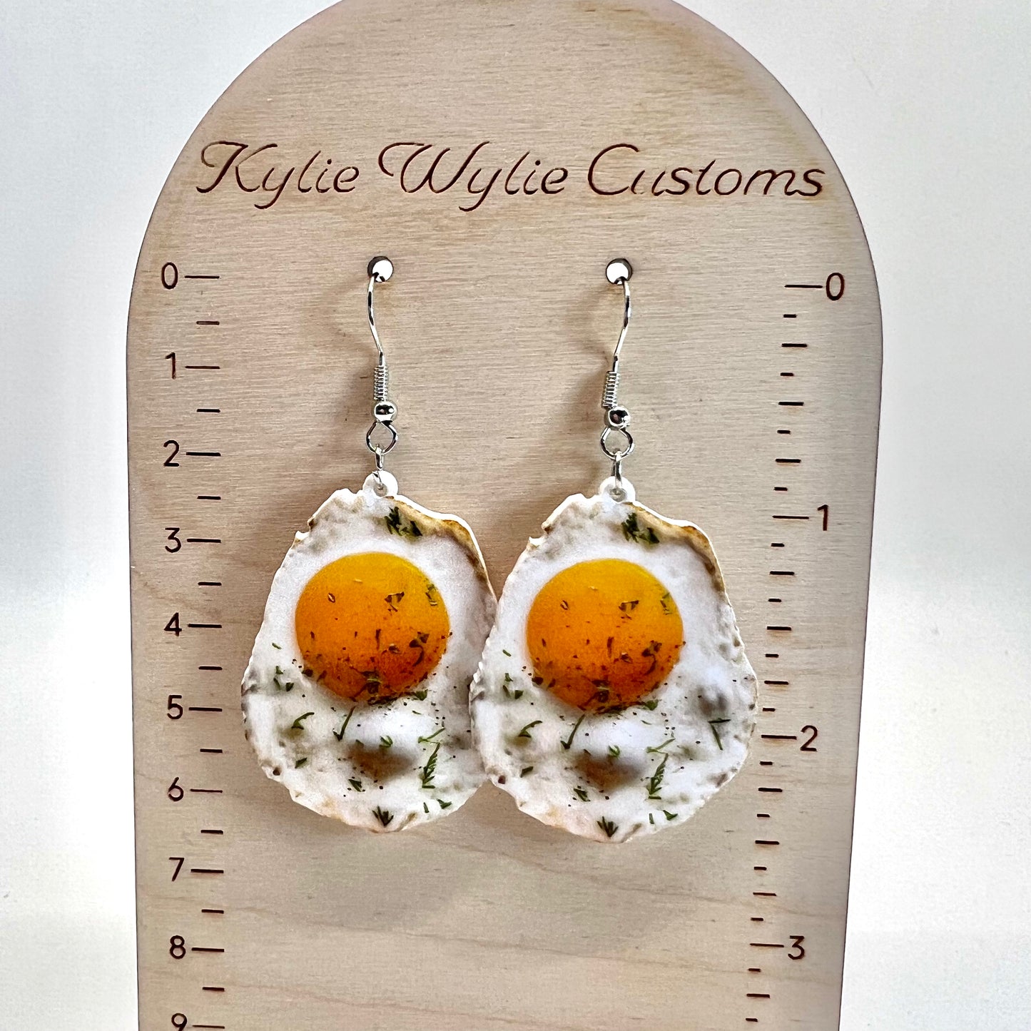 Fried Egg Earrings