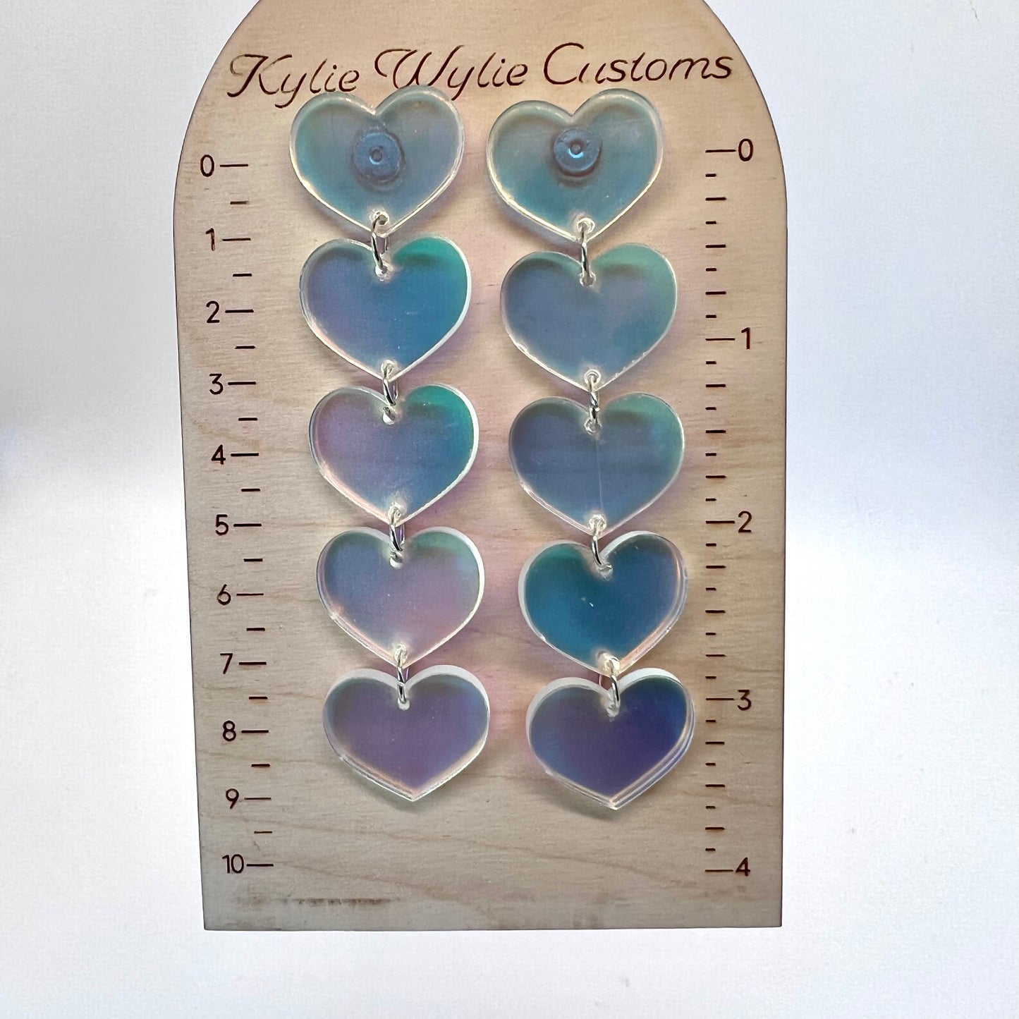 Heart Chain Earrings