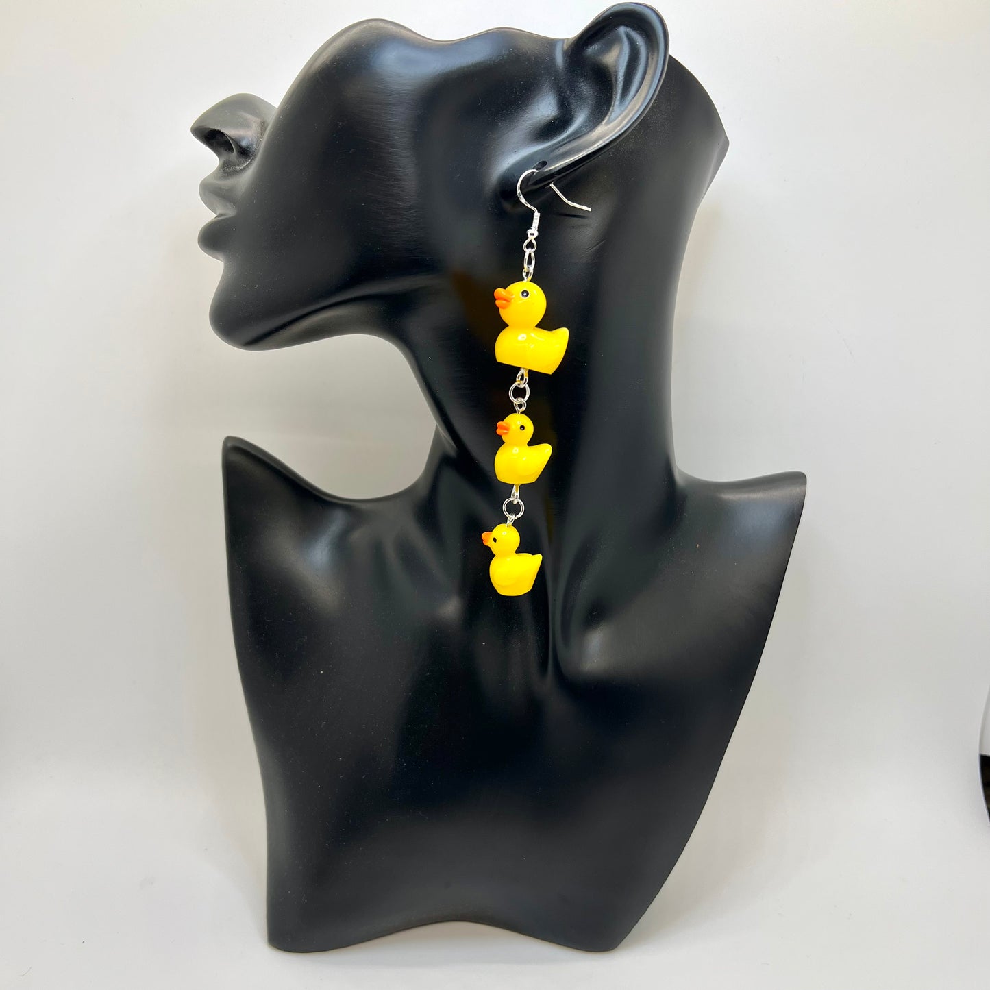 Duck Family Chain Earrings
