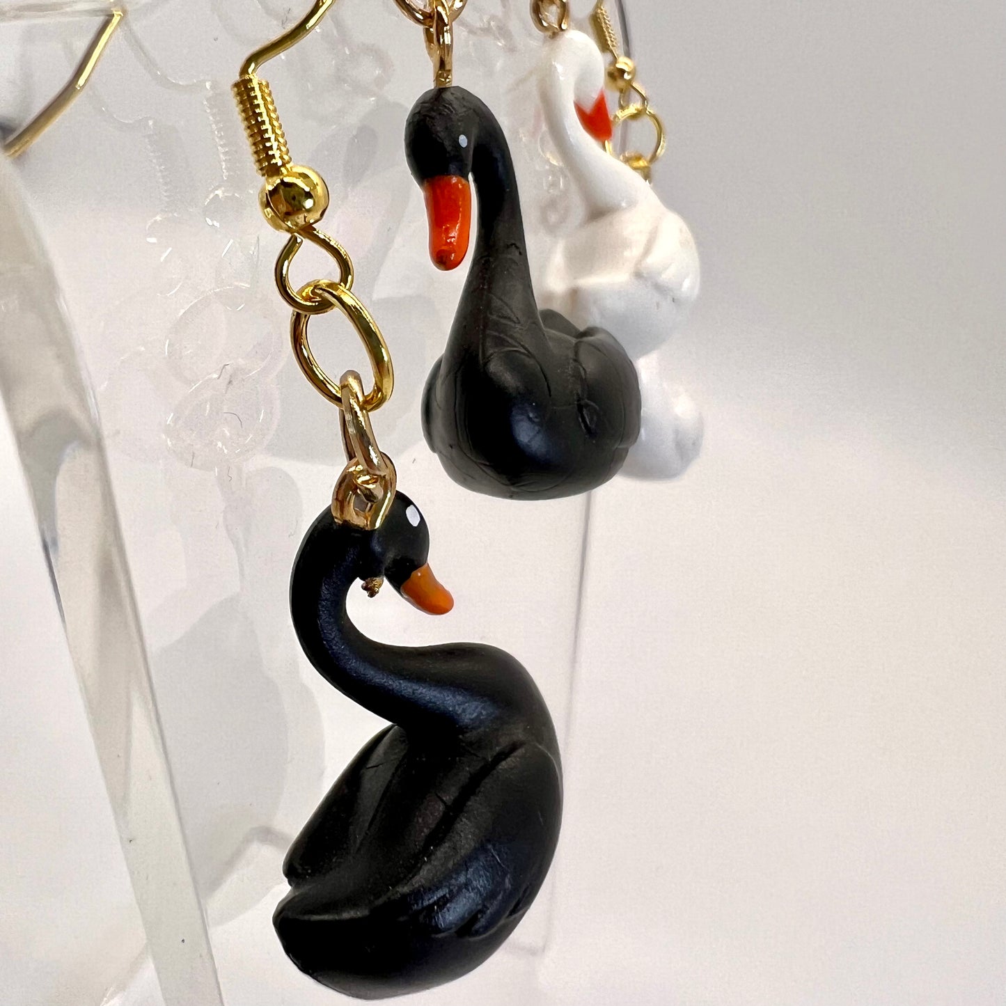 Swan Earrings
