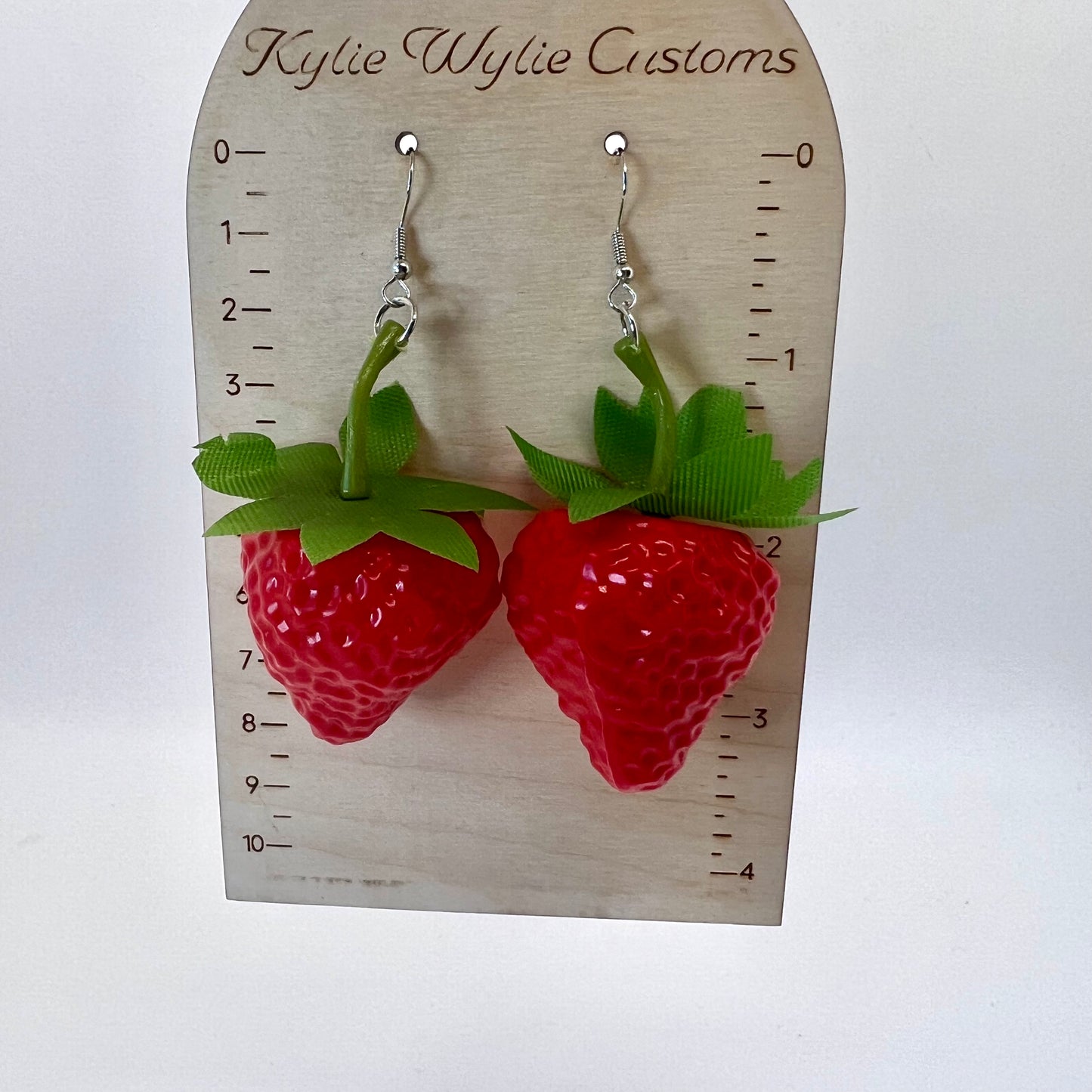 Large Strawberry Earrings