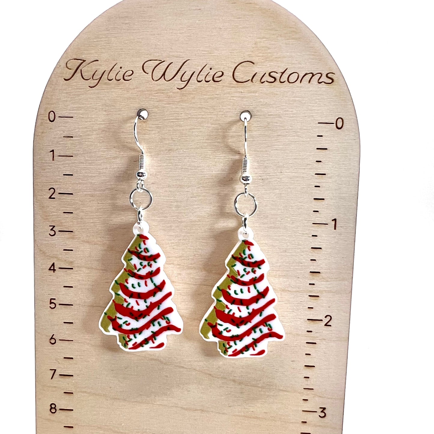 Lil Debbie Tree Cake Earrings