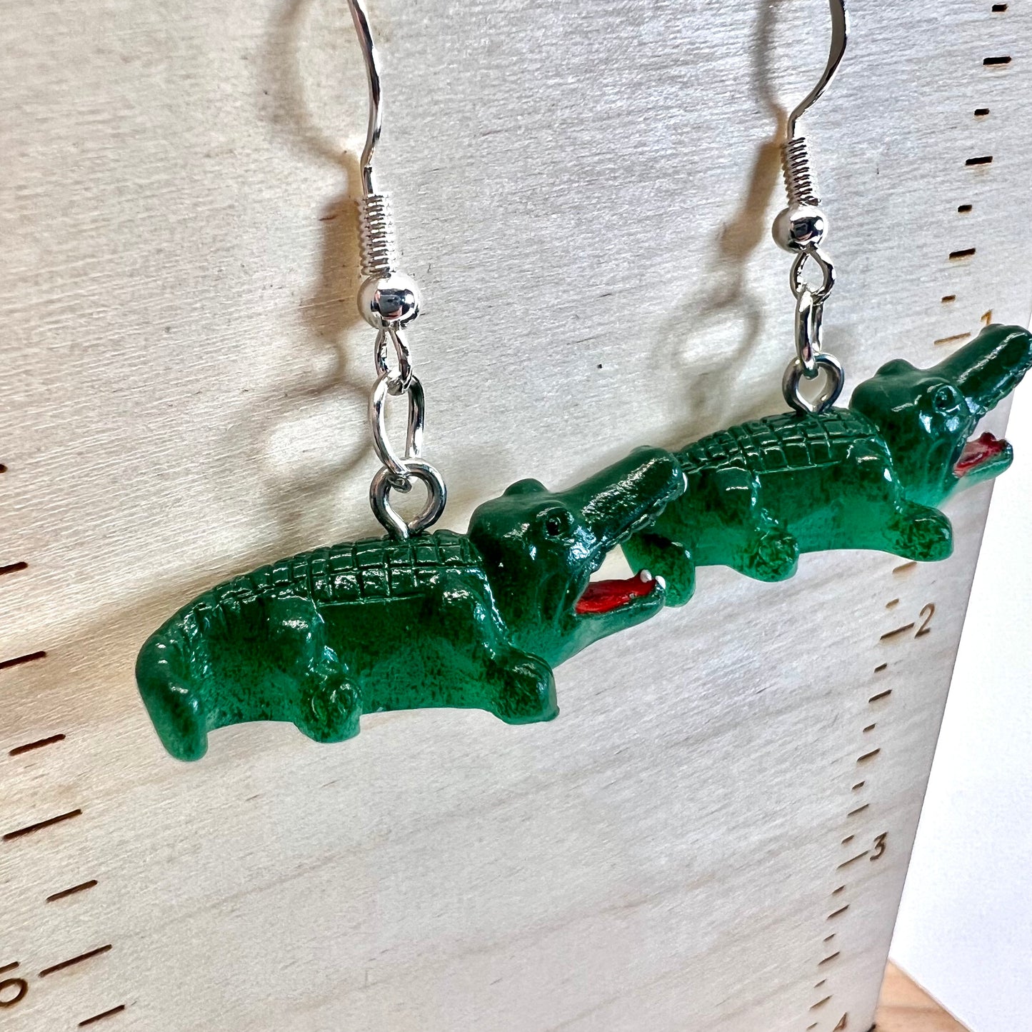 Alligator Earrings