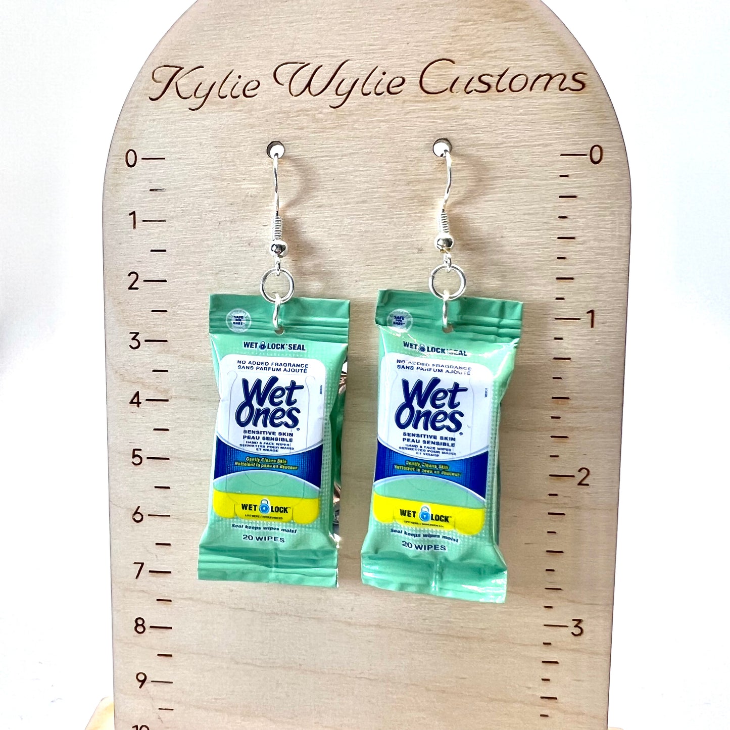 Wet Ones Wipes Earrings