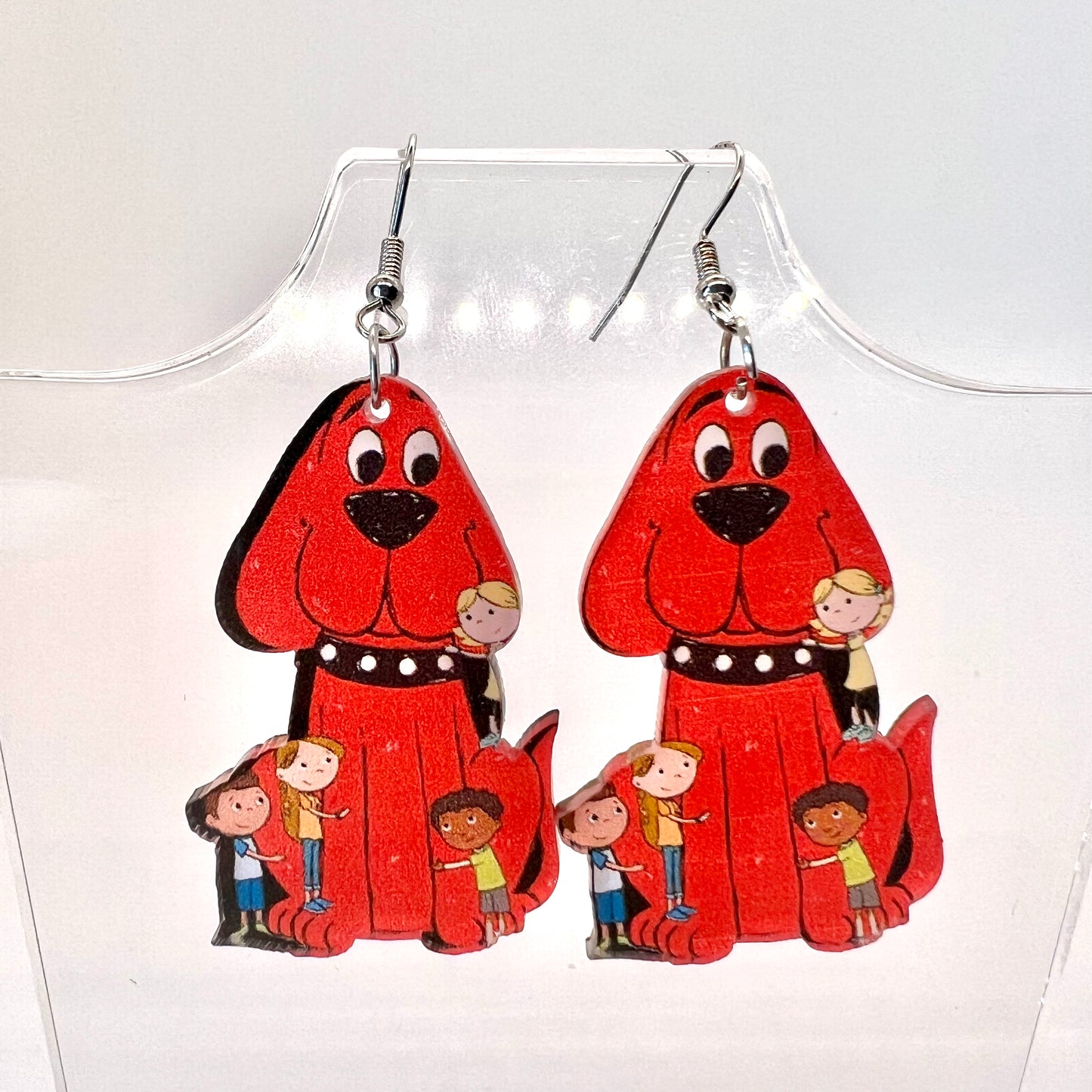 Clifford Dog Earrings