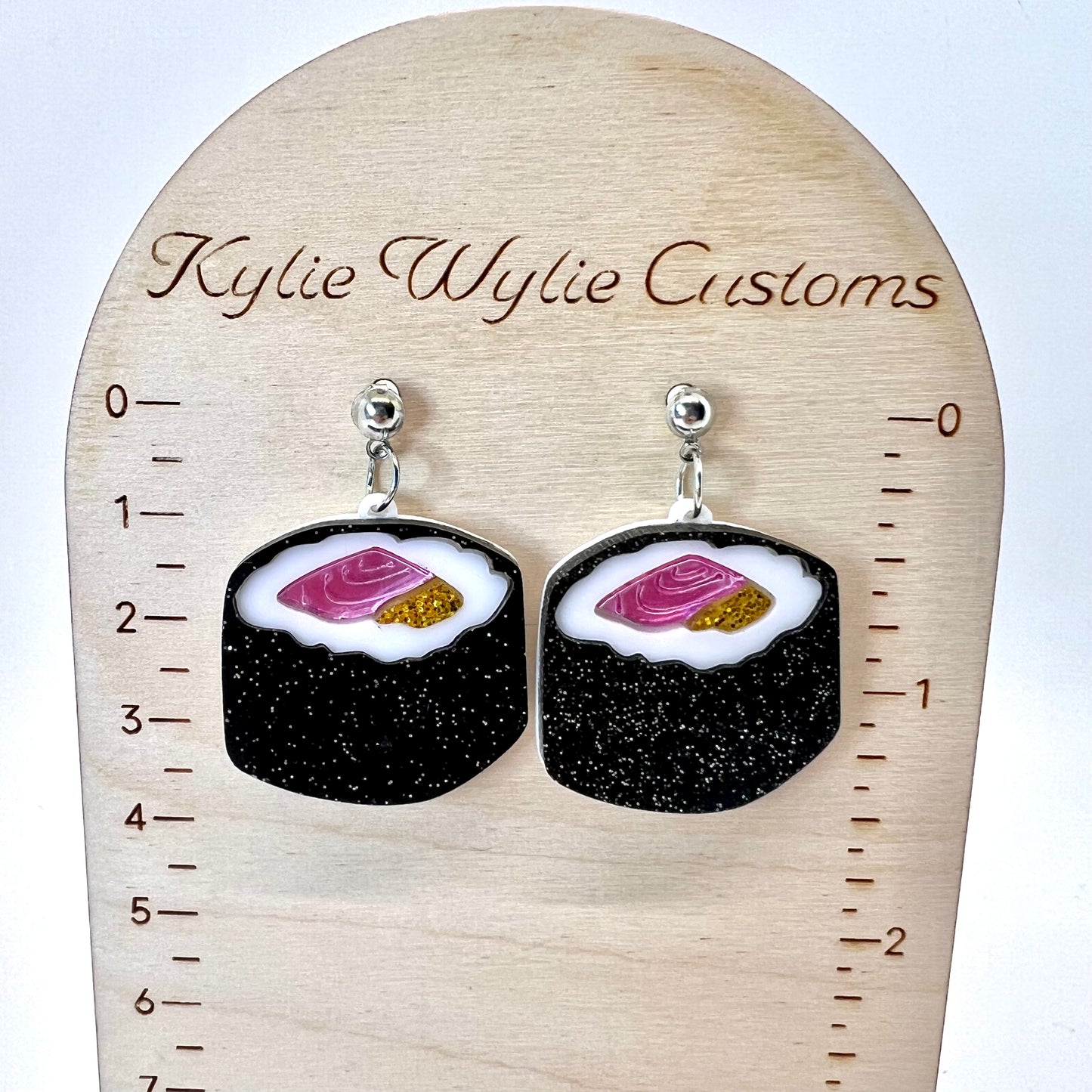 Glitter Sushi Earrings