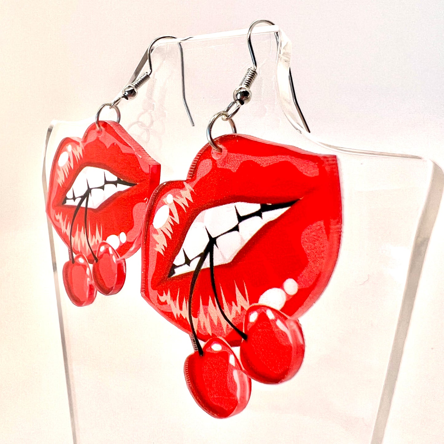 Cherry Lips Earrings