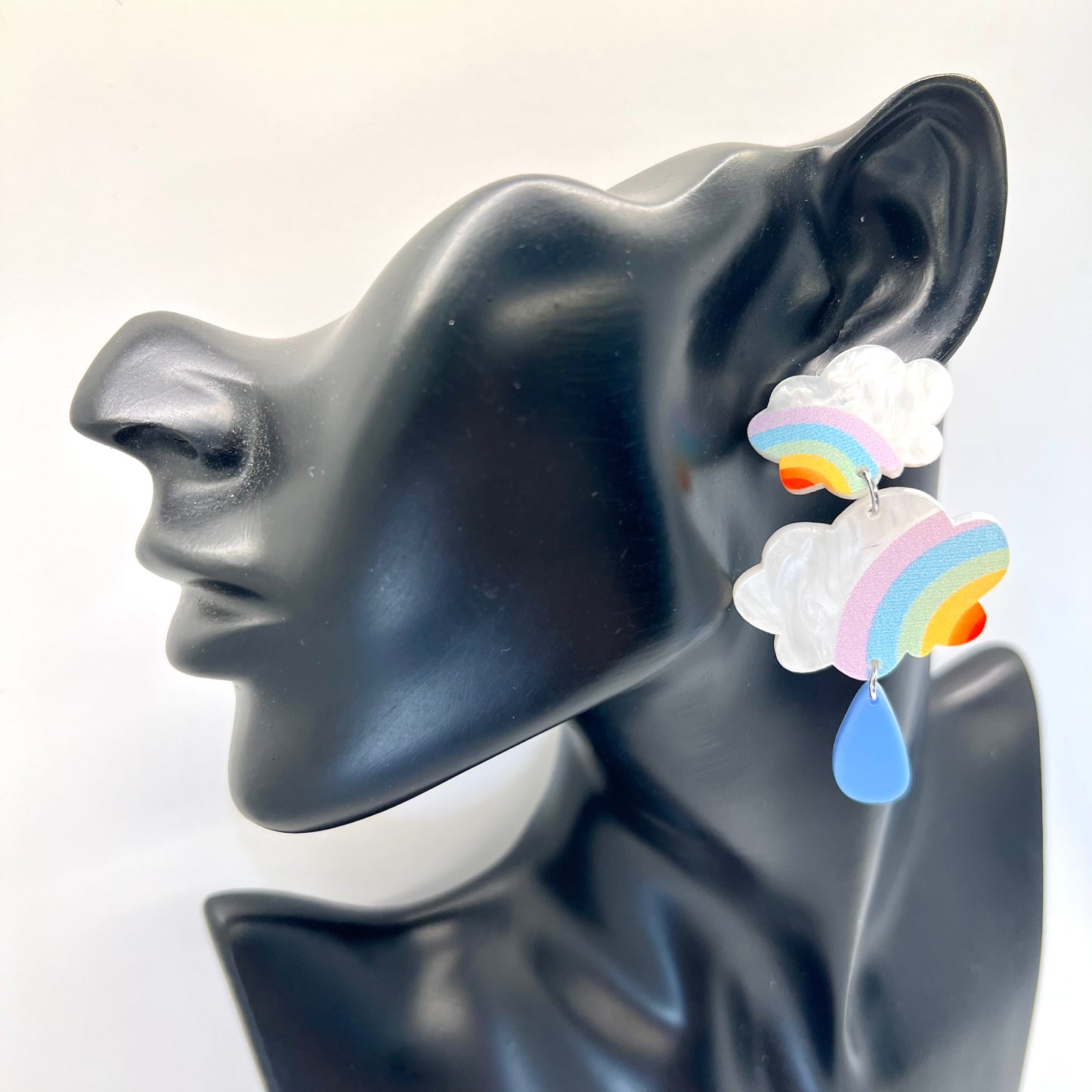 Rainbow Cloud Earrings