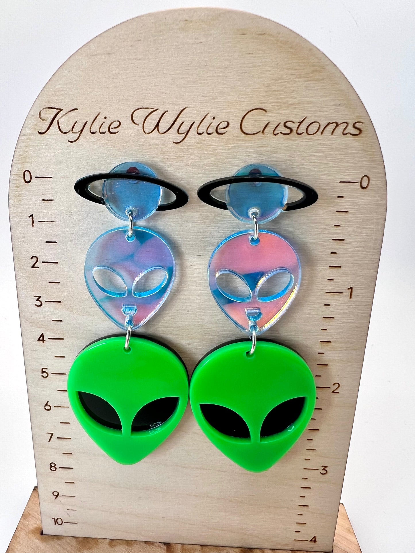 Space Alien Earrings