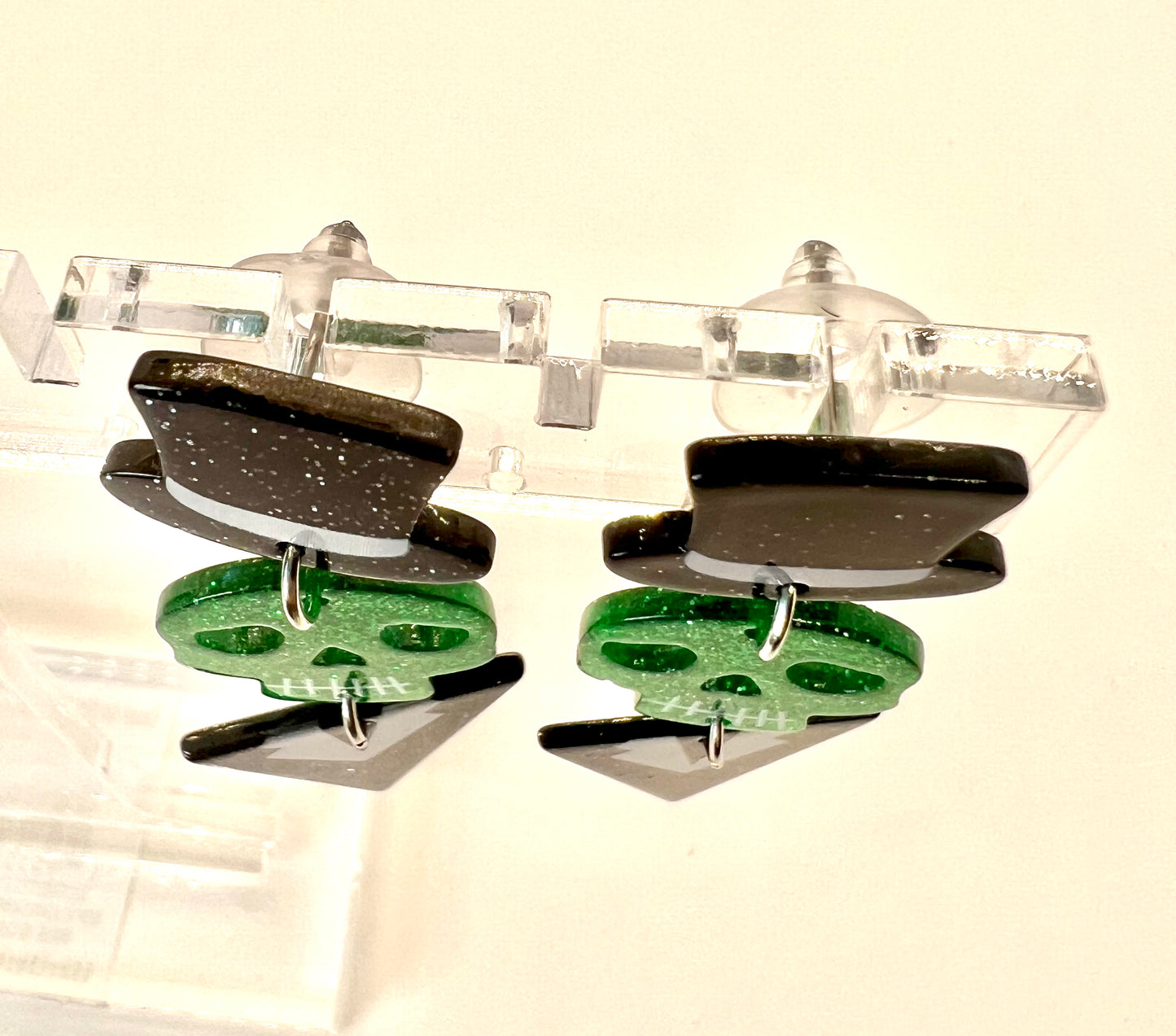 Tux Skeleton Earrings