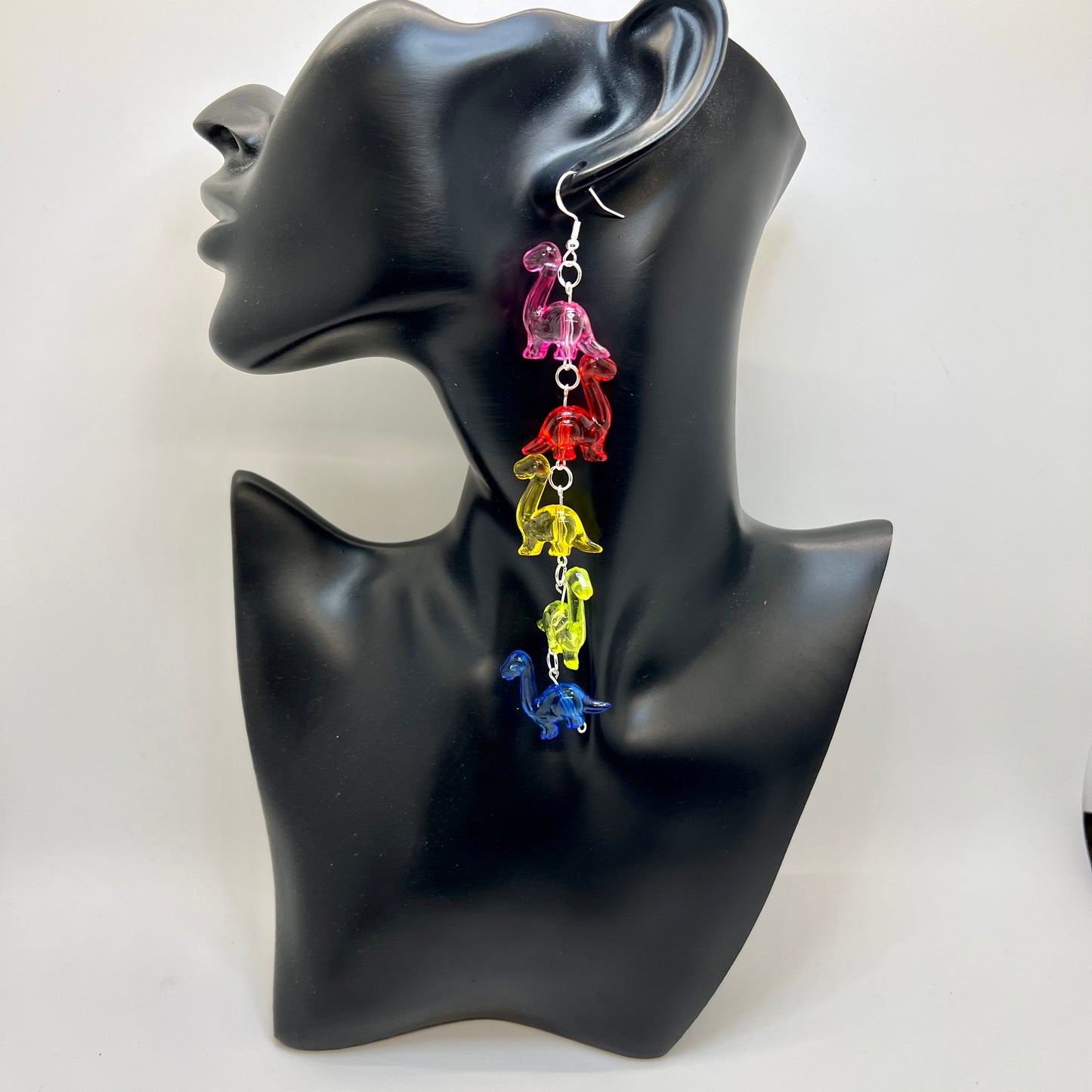 Dinosaur Chain Earrings