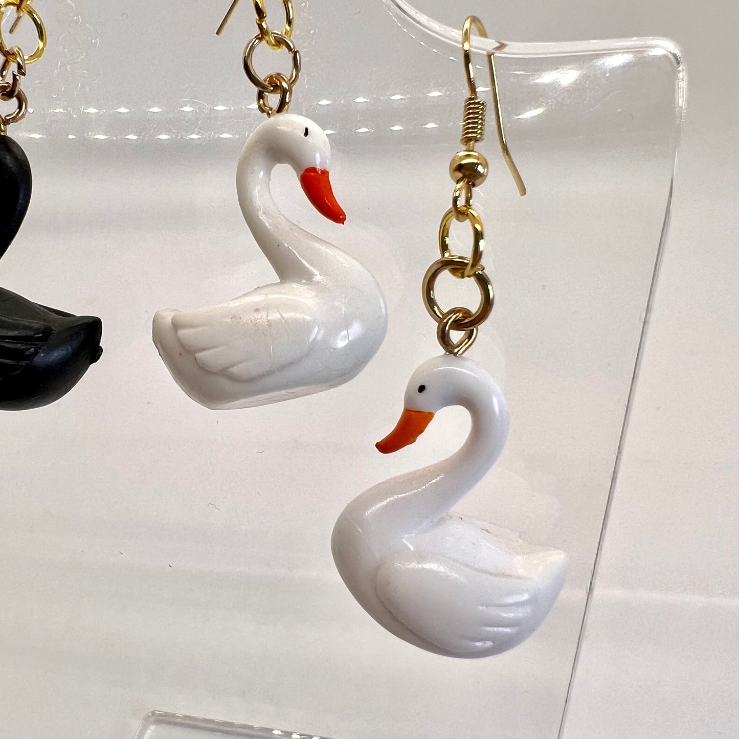Swan Earrings