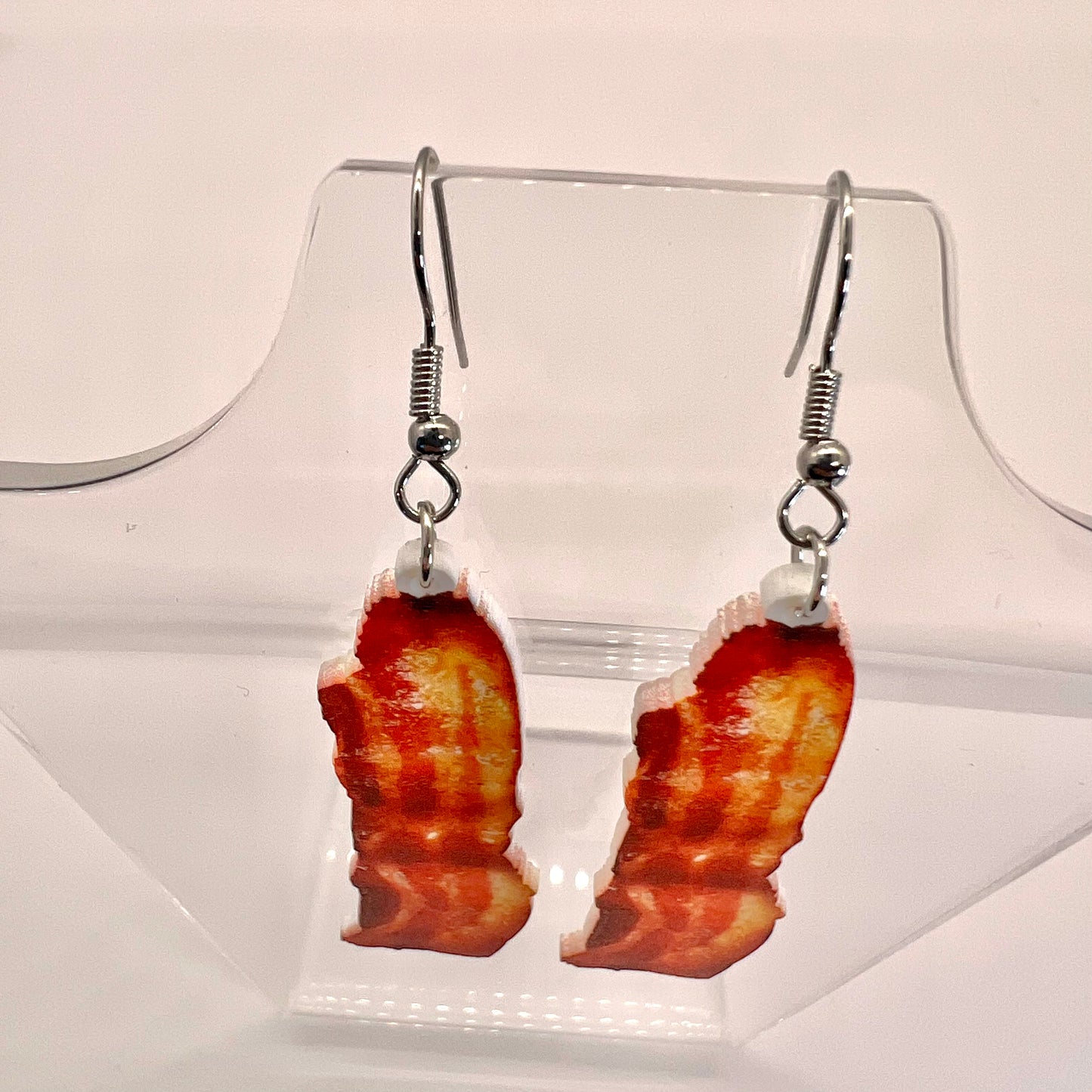 Bacon Strip Earrings