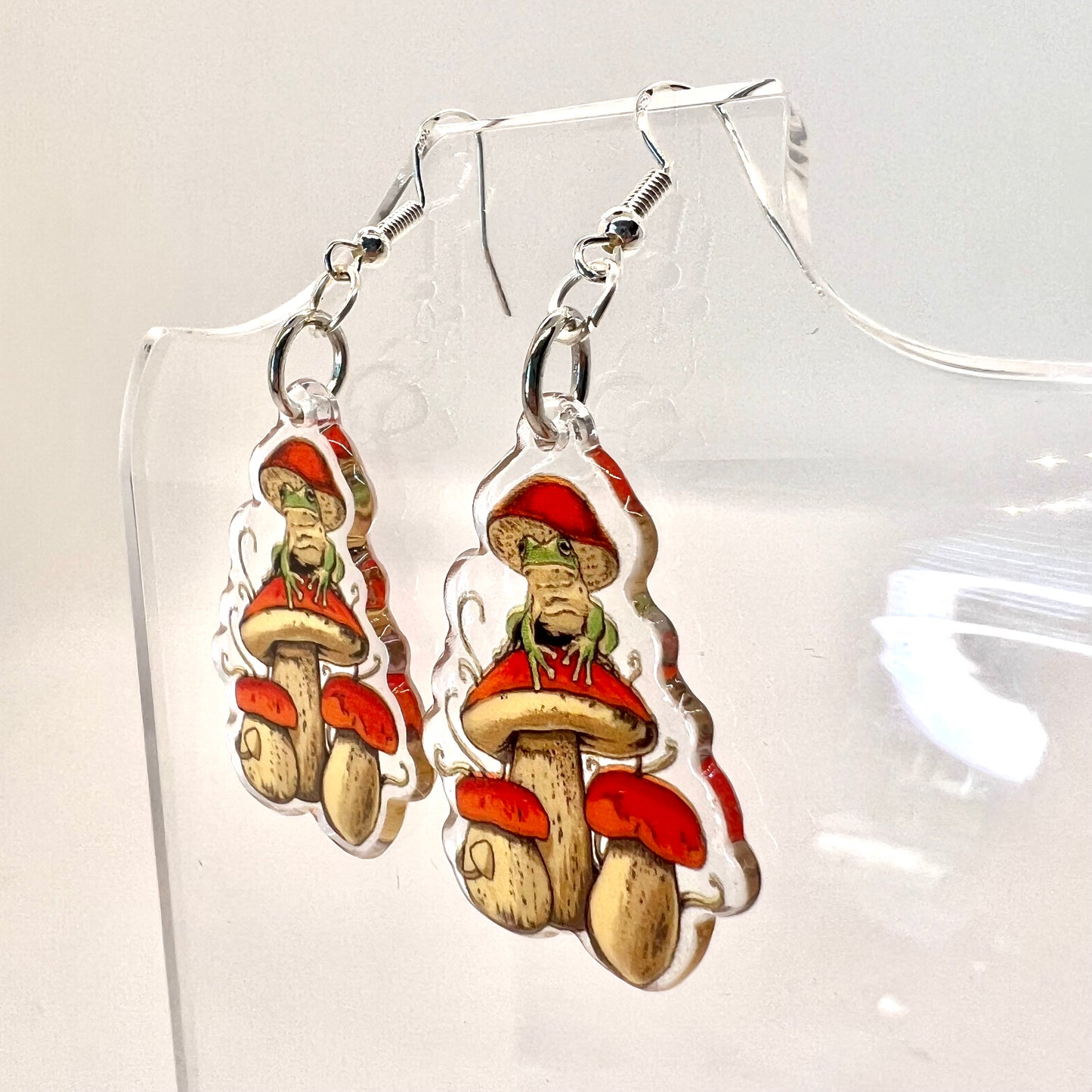 Toadstool Mushroom Earrings