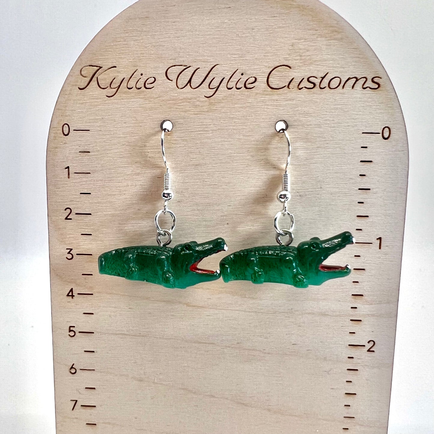 Alligator Earrings