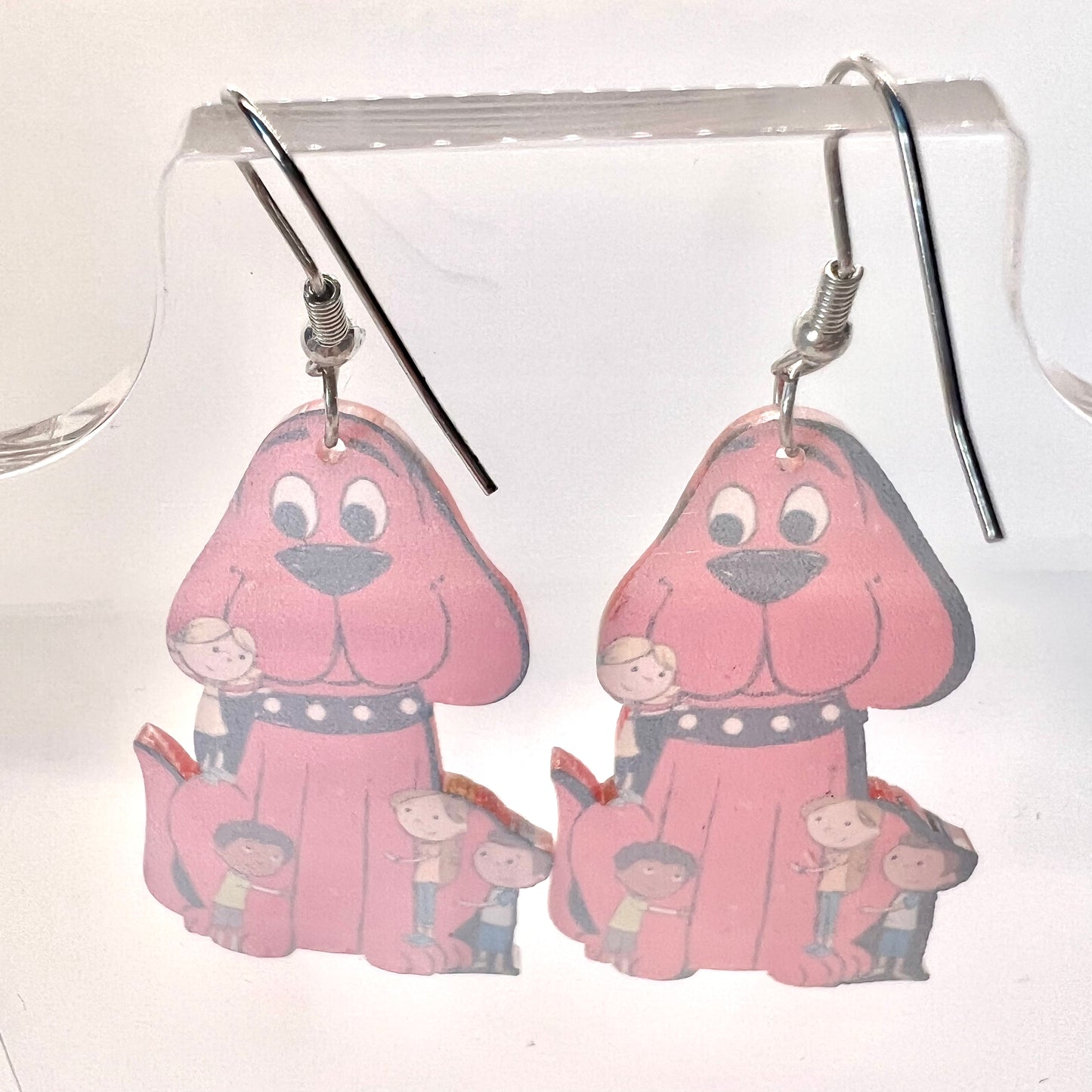 Clifford Dog Earrings