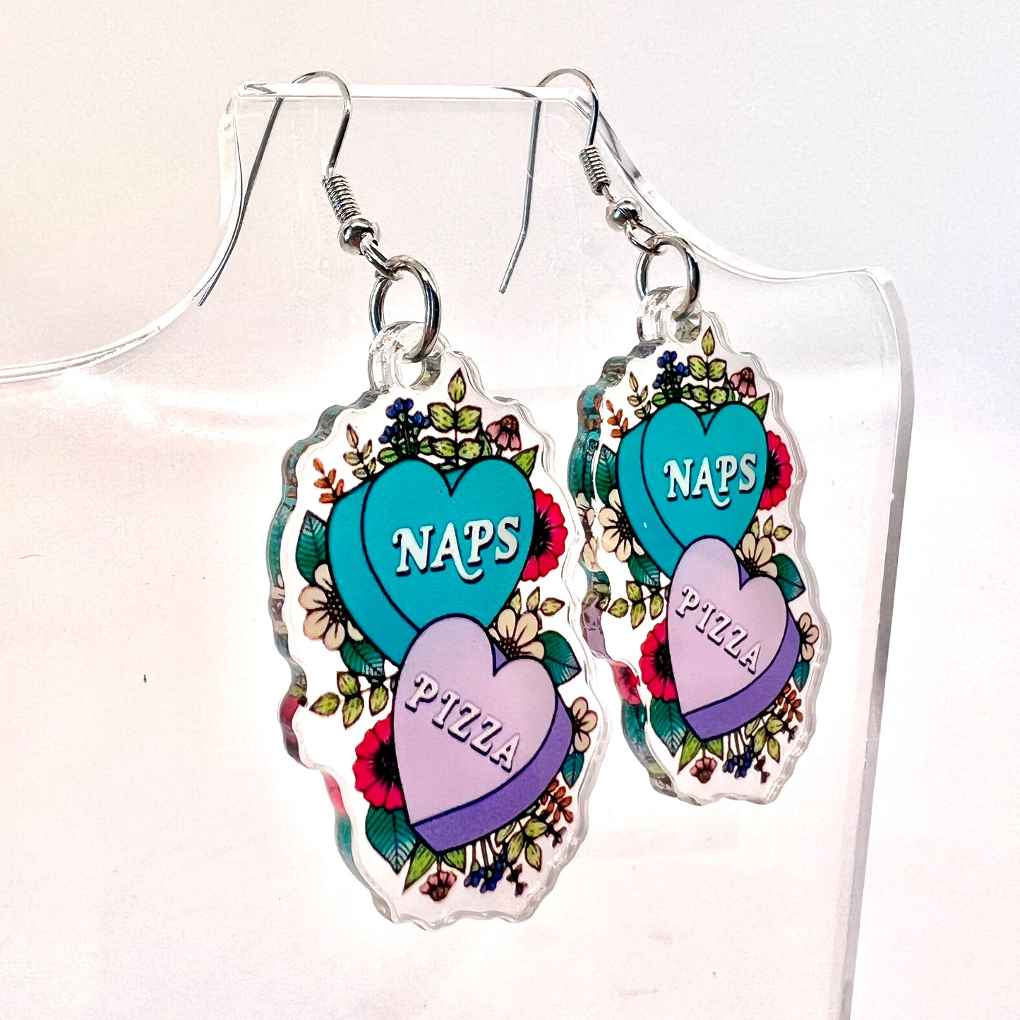 Pizza + Naps Earrings