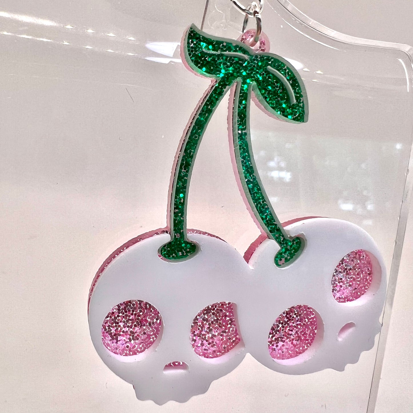 Cherry Skull Earrings