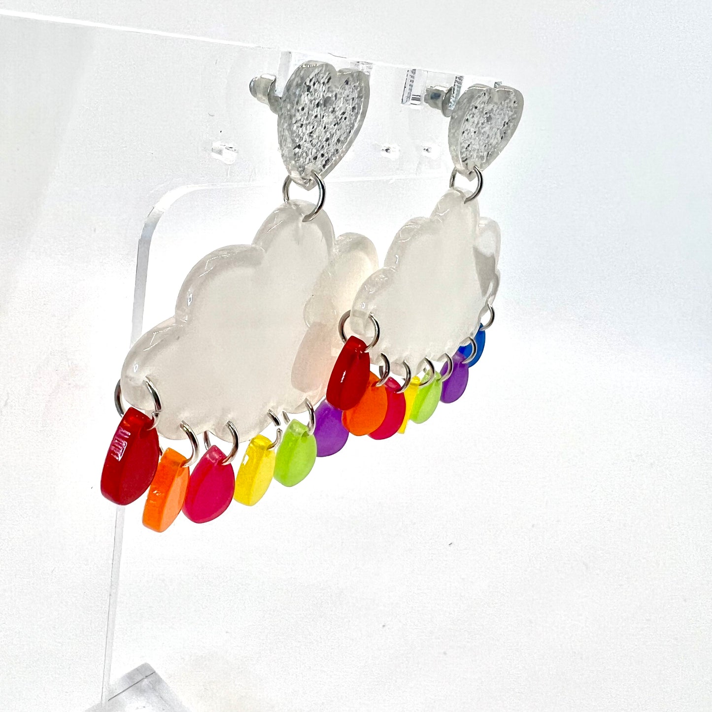 Rainbow Cloud Earrings