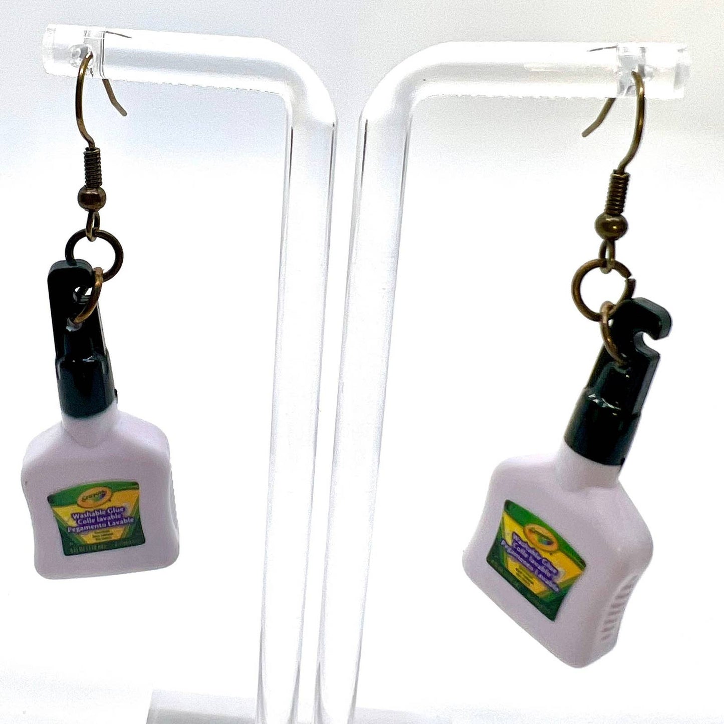 Crayola Glue Bottle Earrings