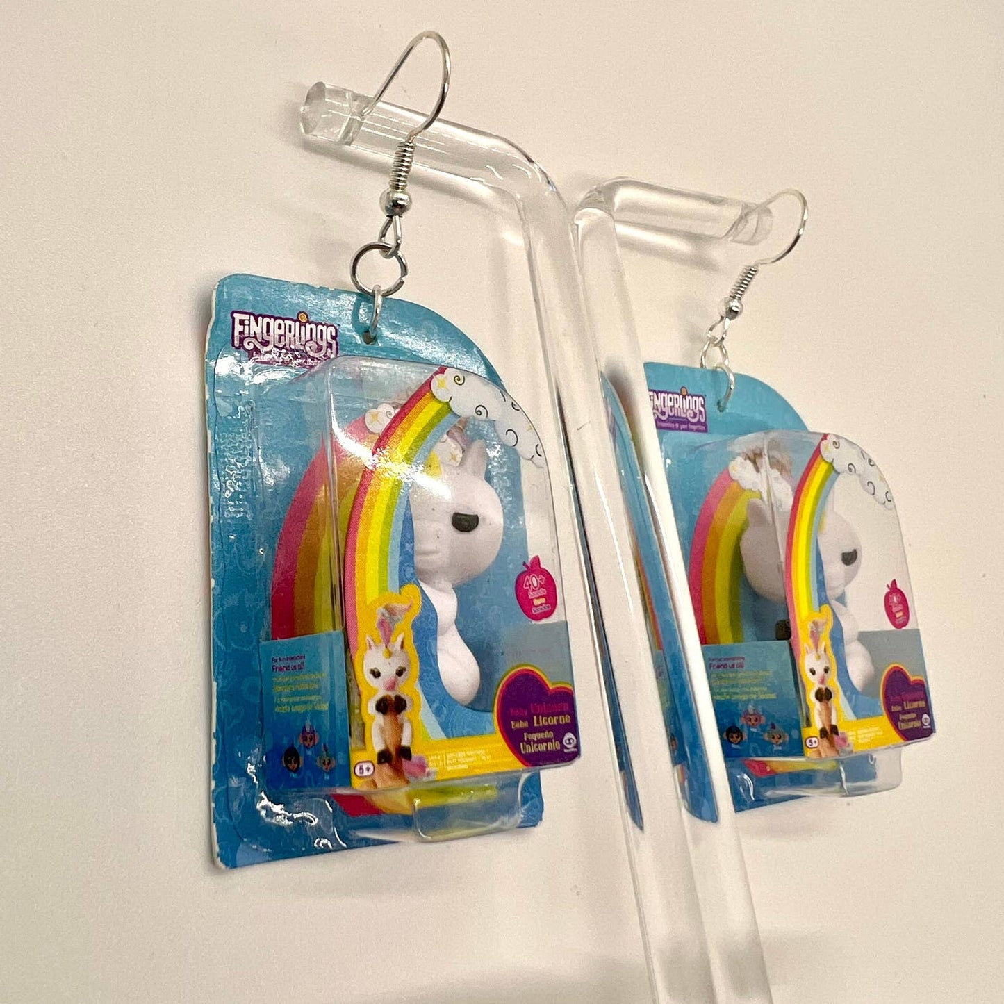 Unicorn Fingerling Earrings