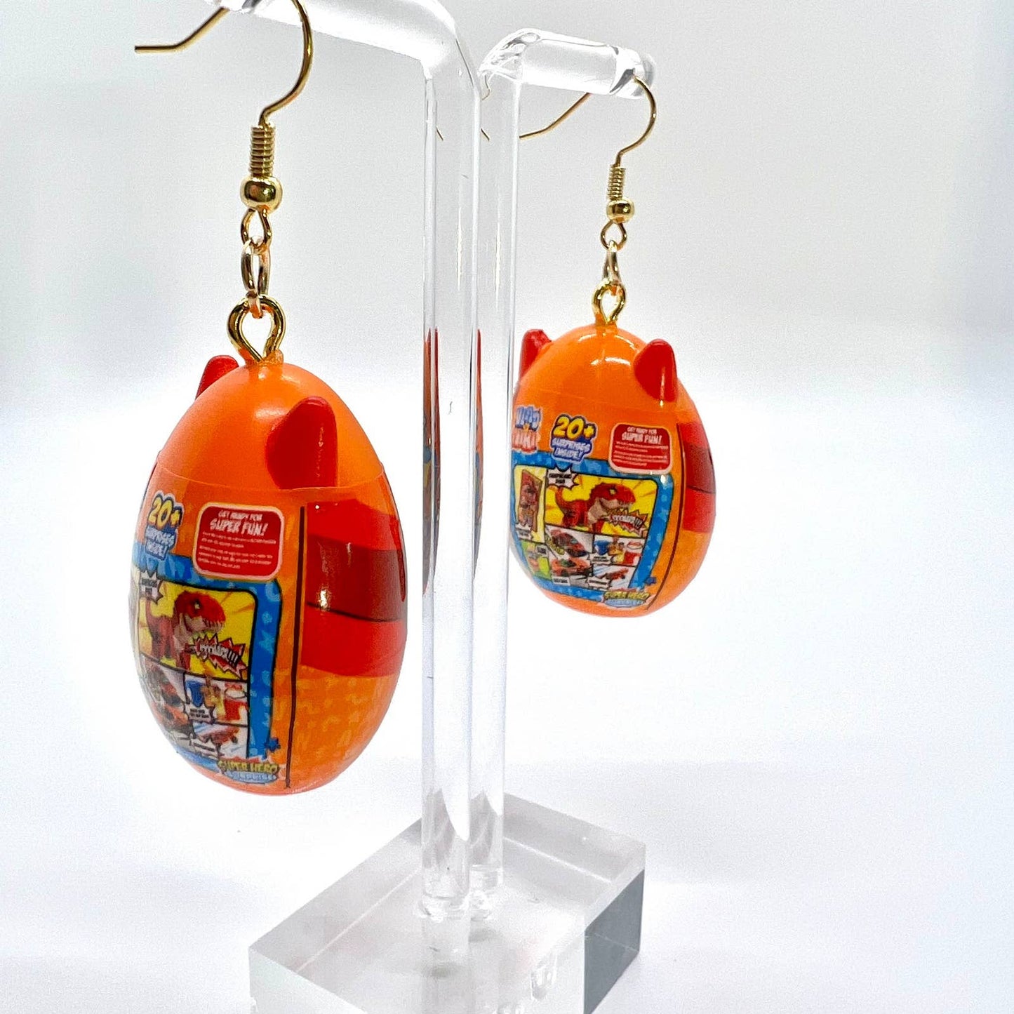Mystery Egg Toy Earrings