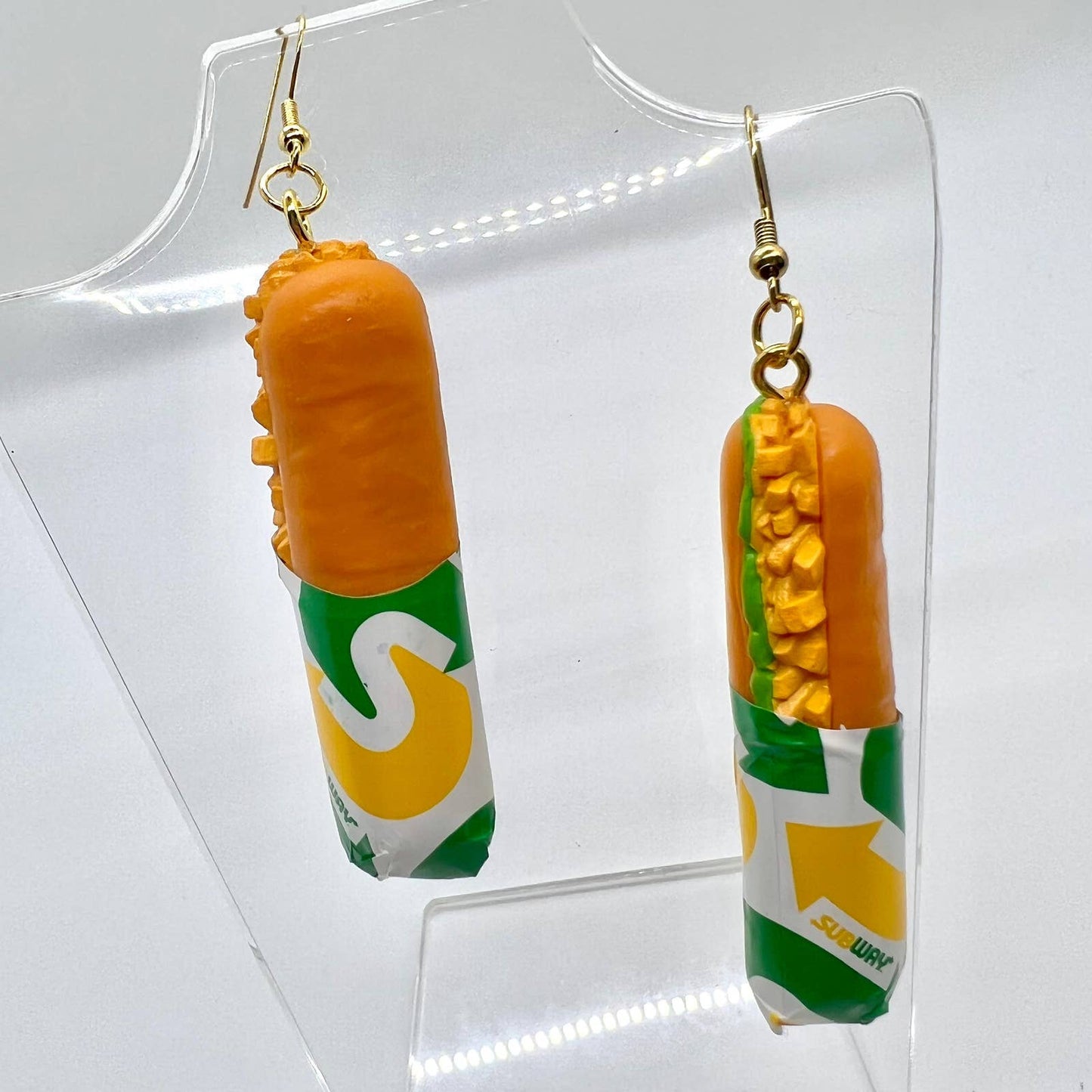 Subway Sandwich Earrings