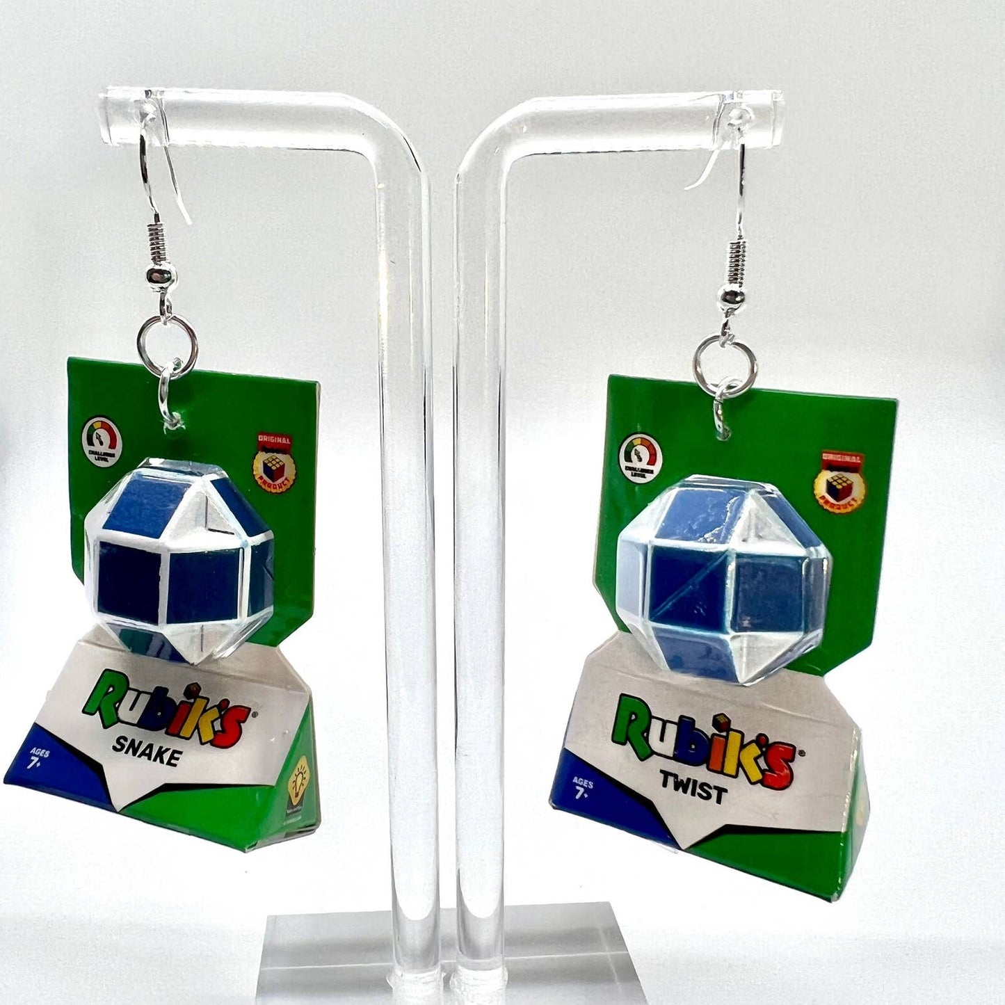 Rubiks Cube Earrings