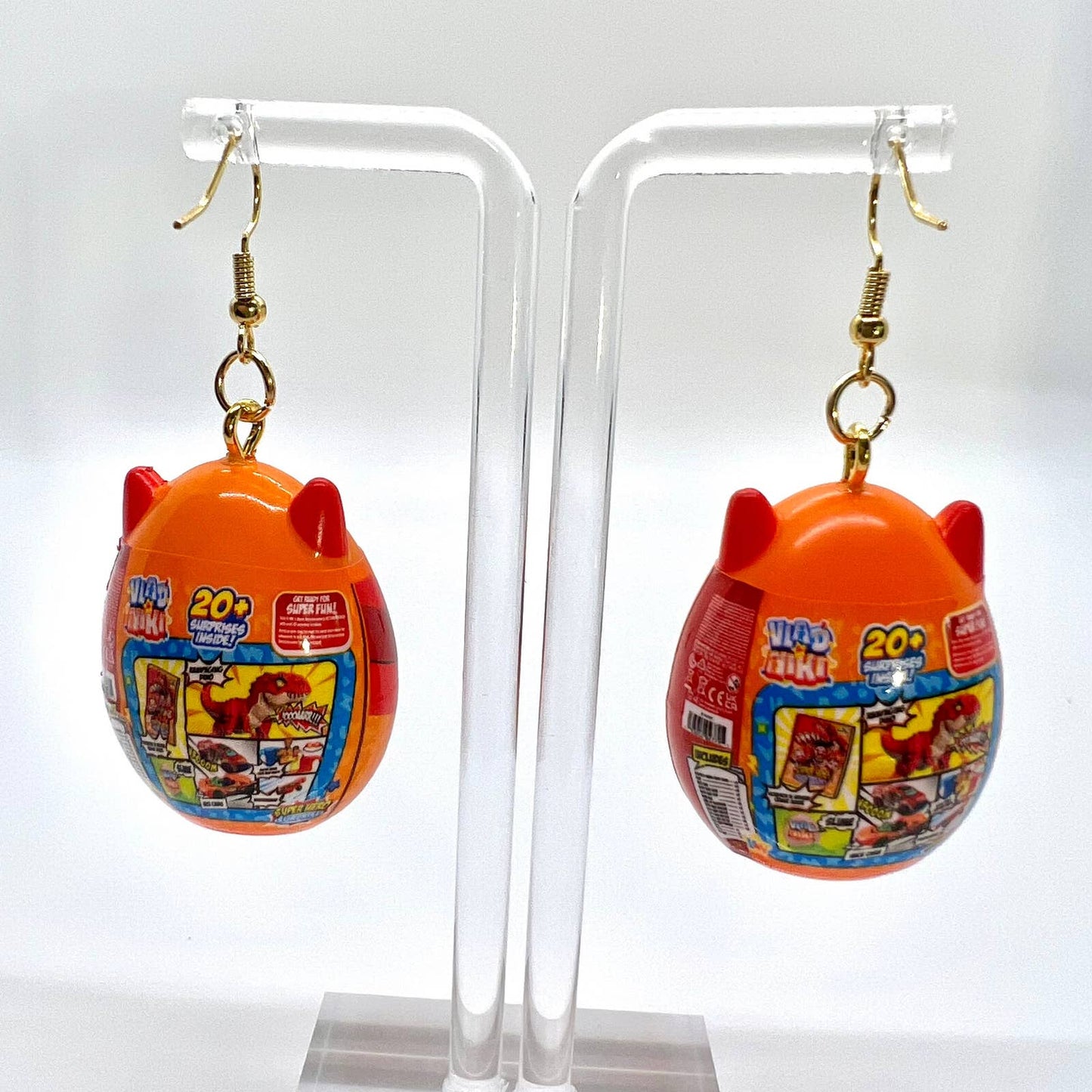 Mystery Egg Toy Earrings