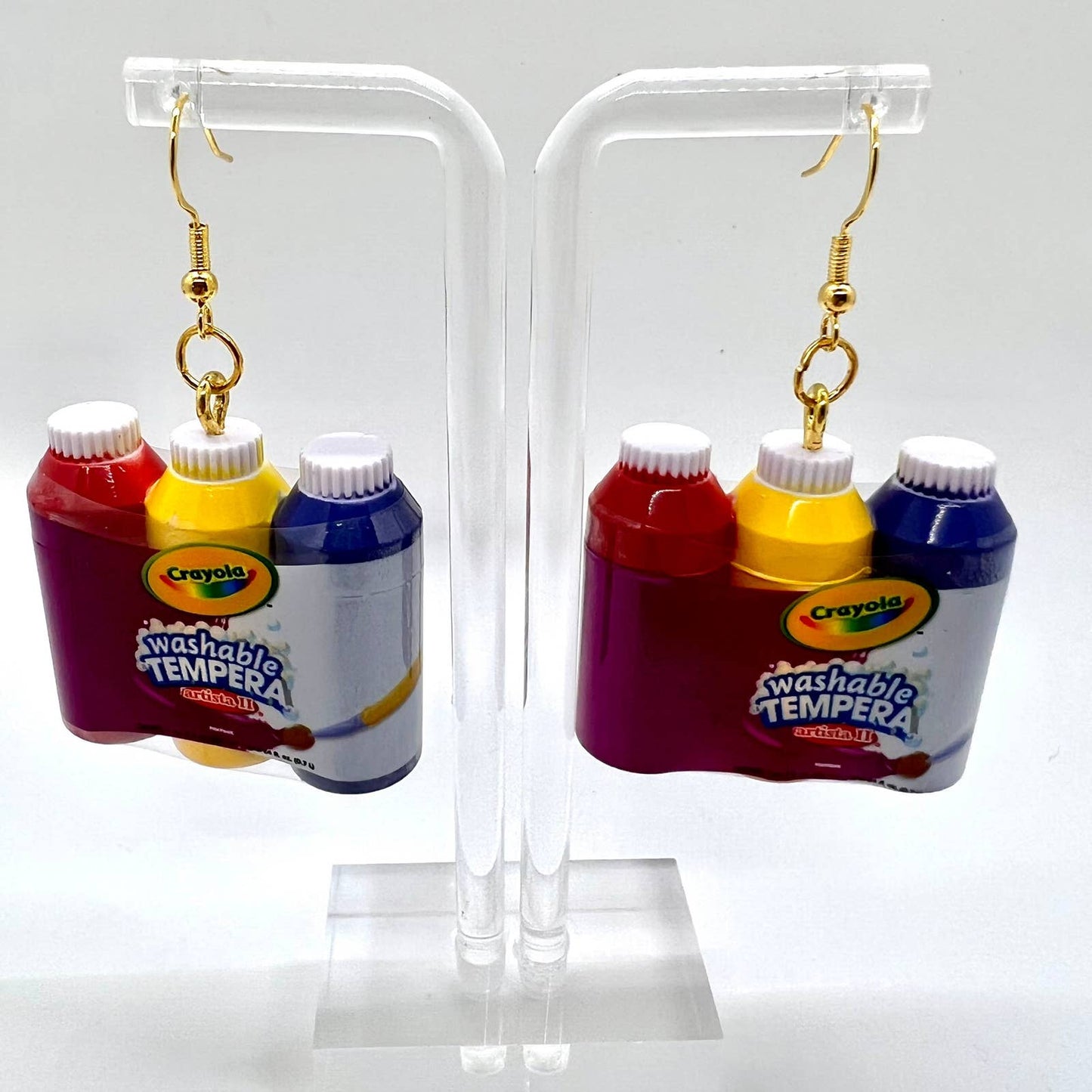 Crayola Paint Earrings