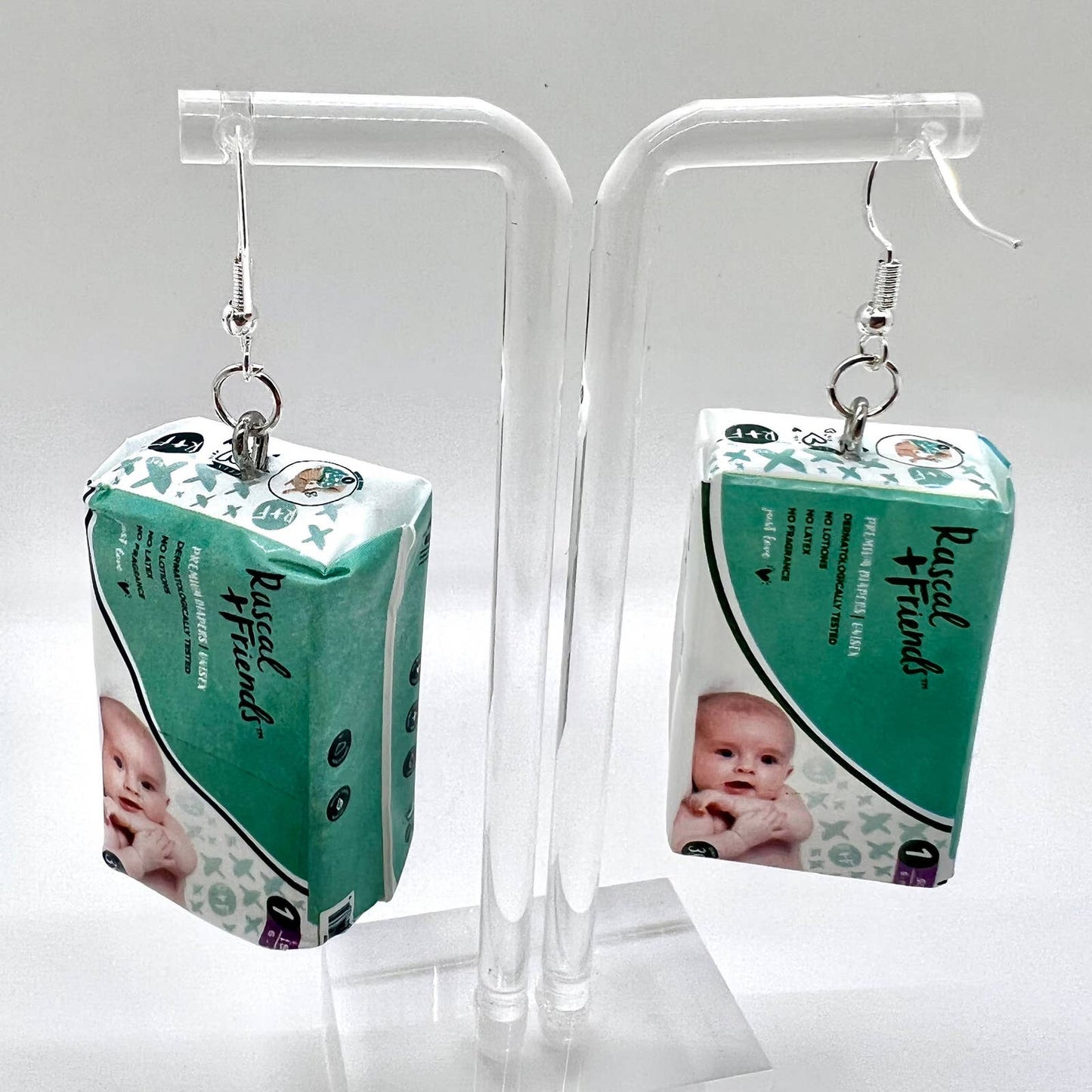 Baby Diapers Earrings
