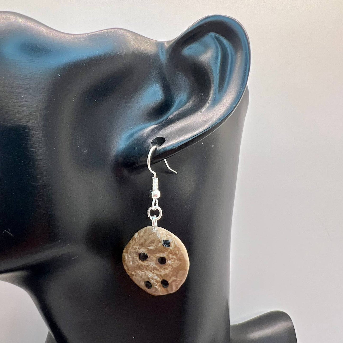 Chocolate Chip Cookie Earrings