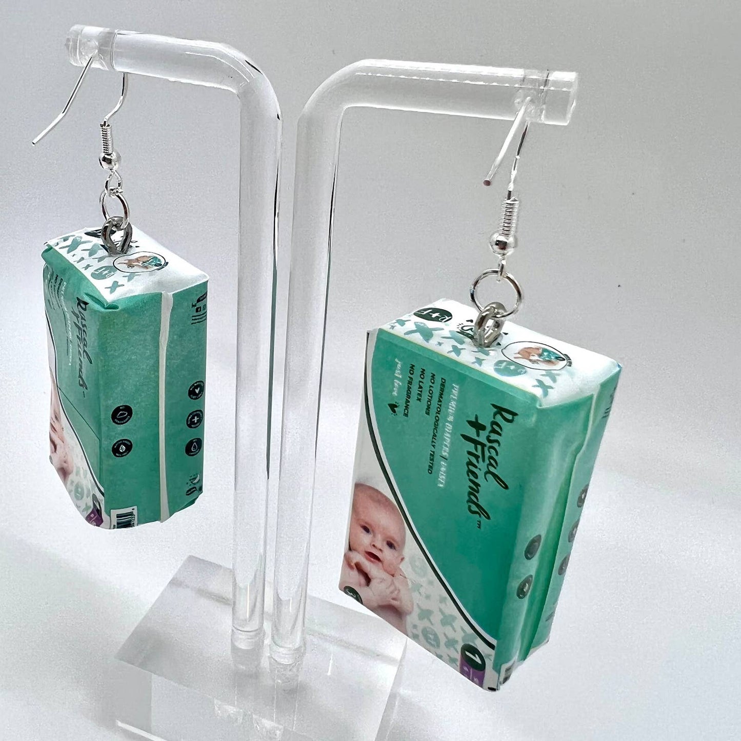Baby Diapers Earrings