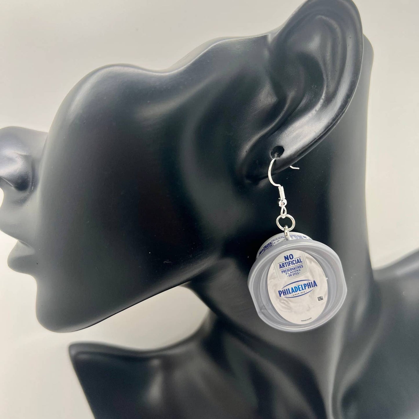 Philadelphia Cream Cheese Earrings