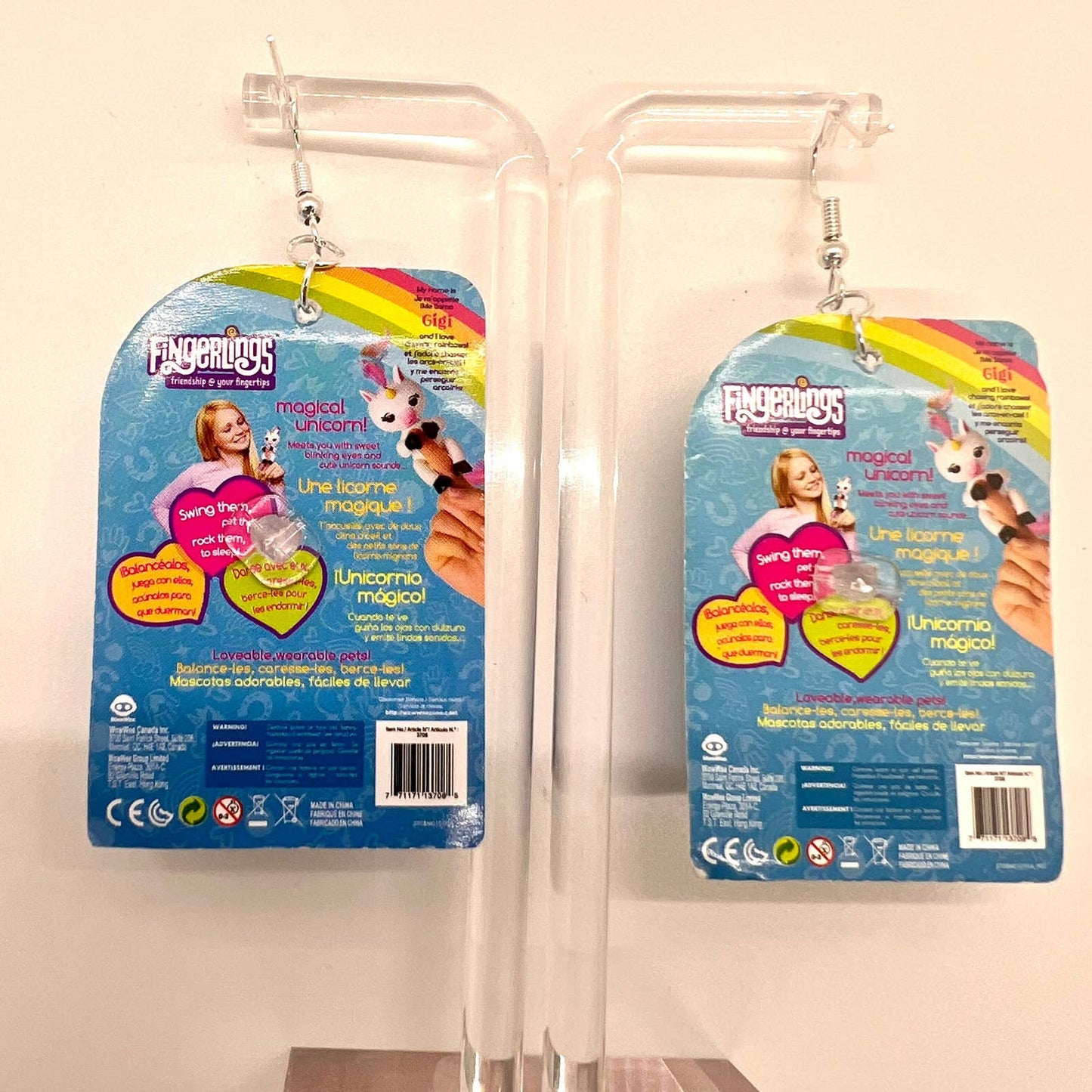 Unicorn Fingerling Earrings