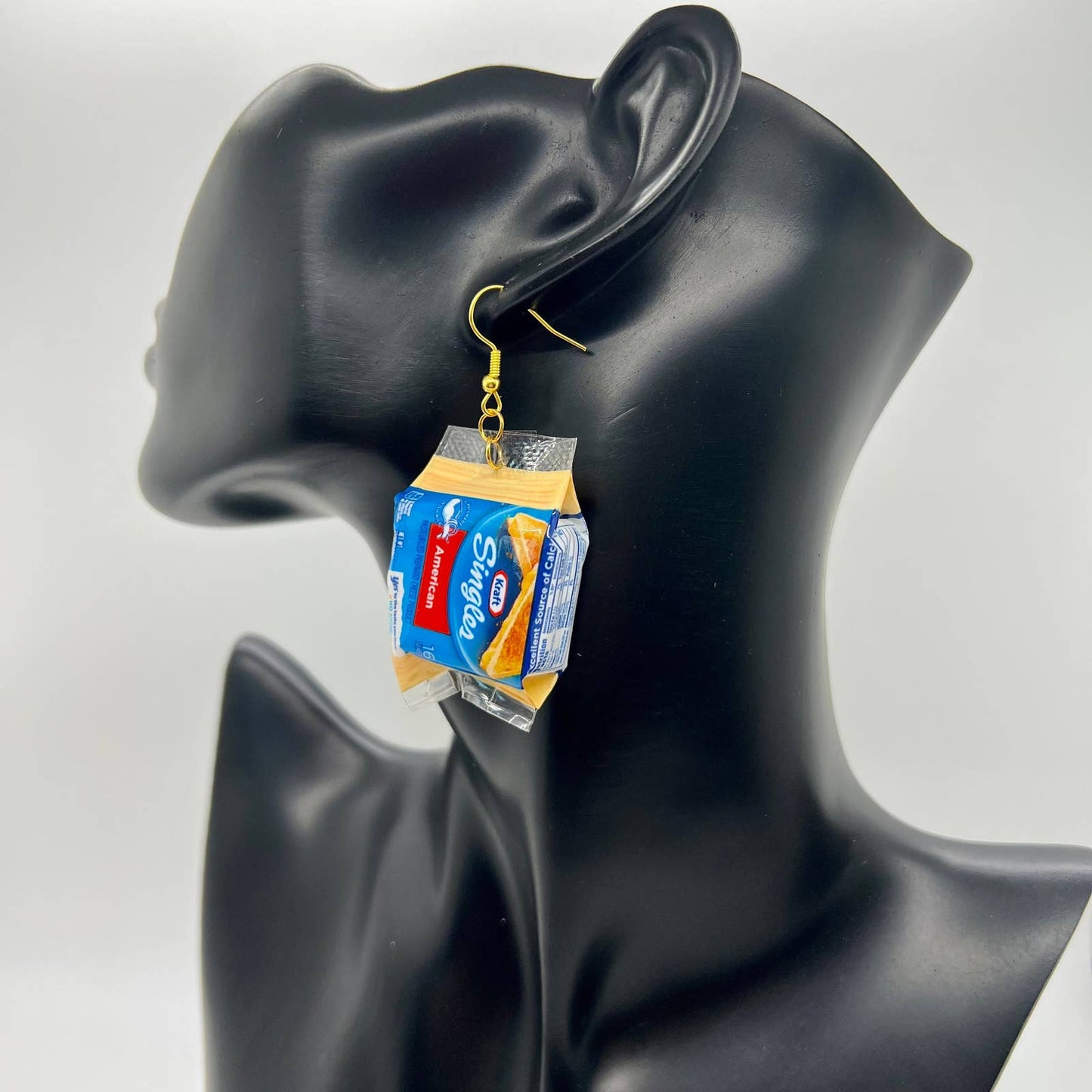 Kraft Cheese Earrings