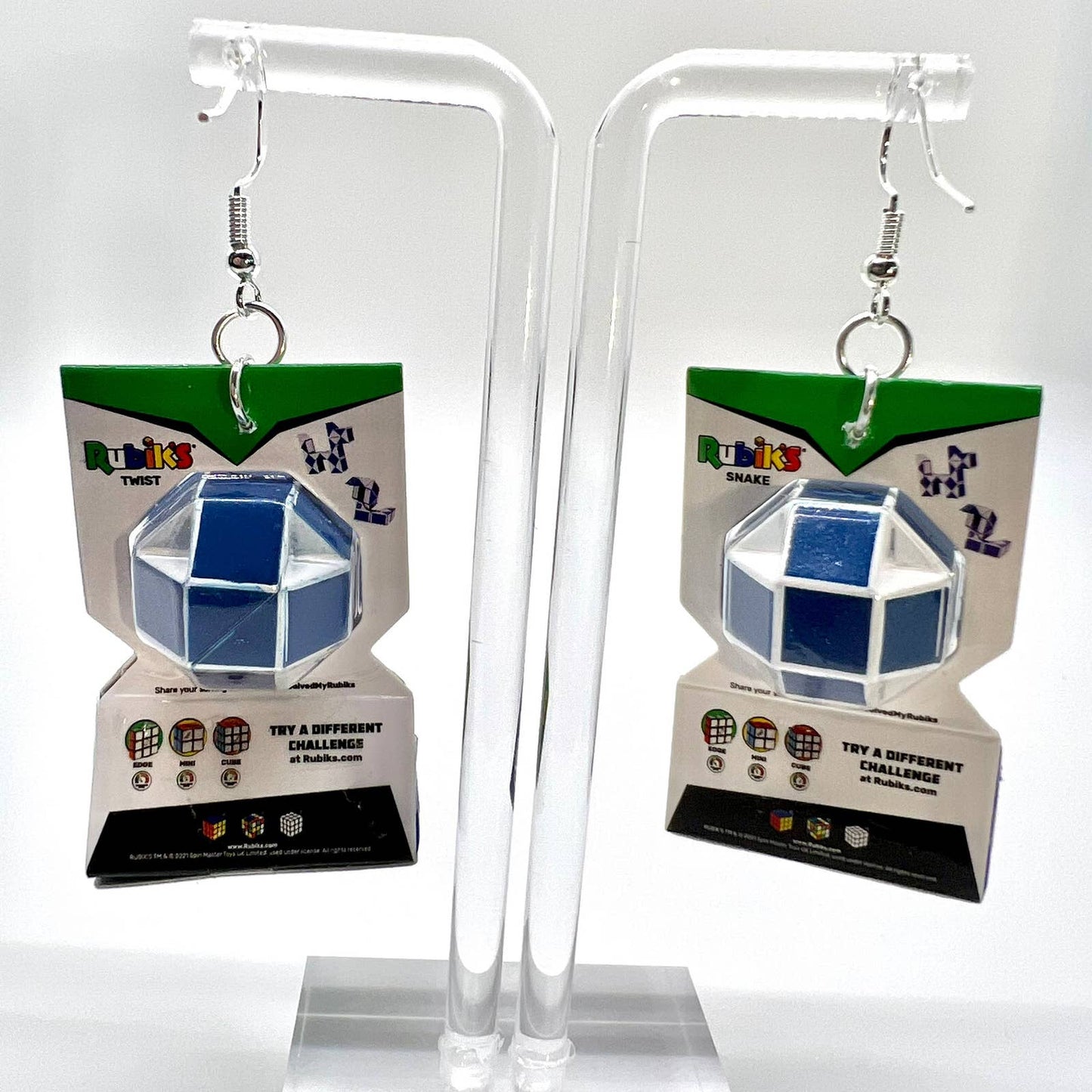 Rubiks Cube Earrings