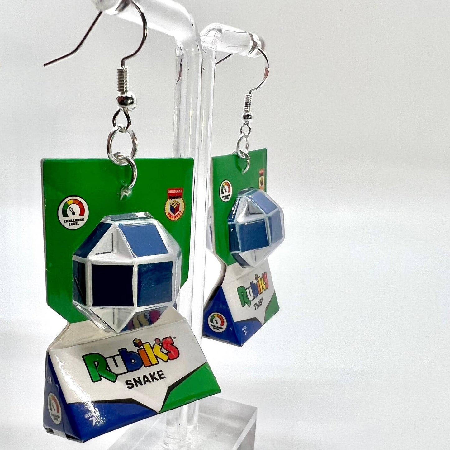 Rubiks Cube Earrings