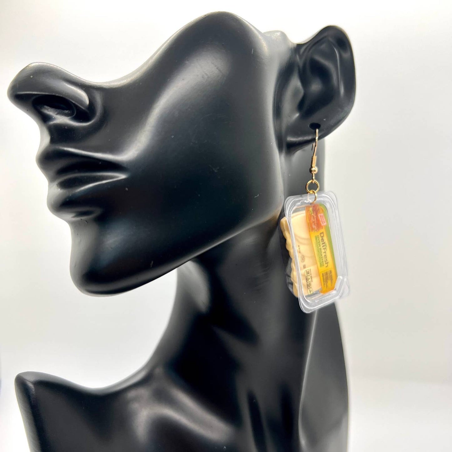 Sandwich Meat Earrings