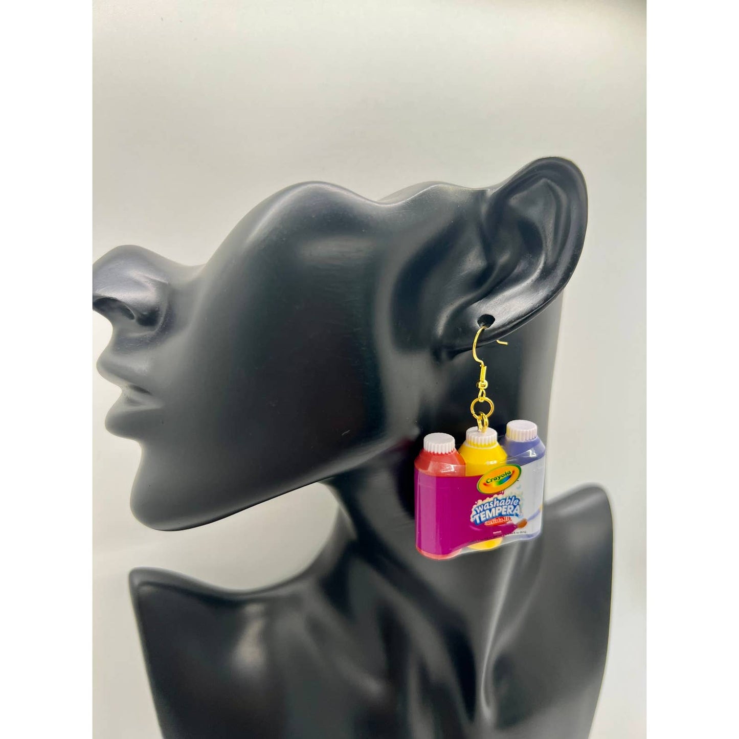 Crayola Paint Earrings