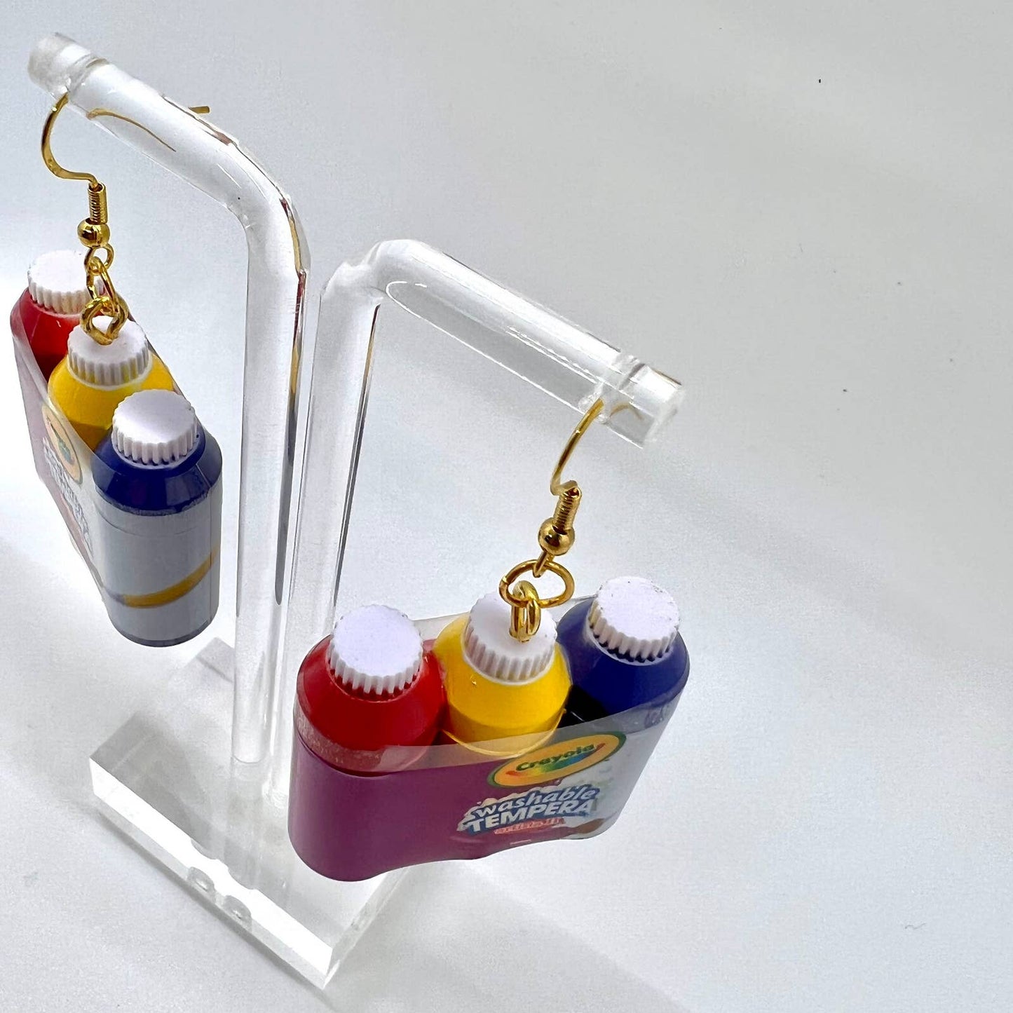 Crayola Paint Earrings