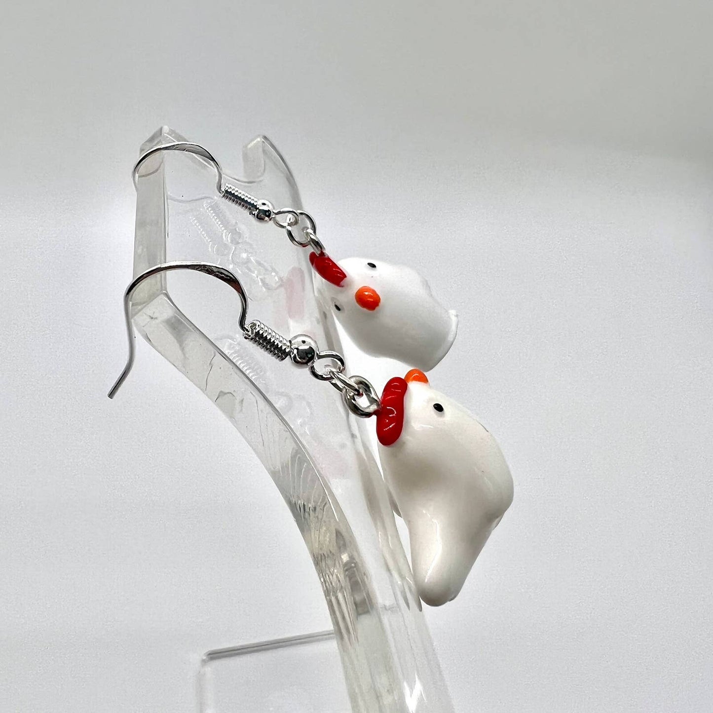Chicken Earrings