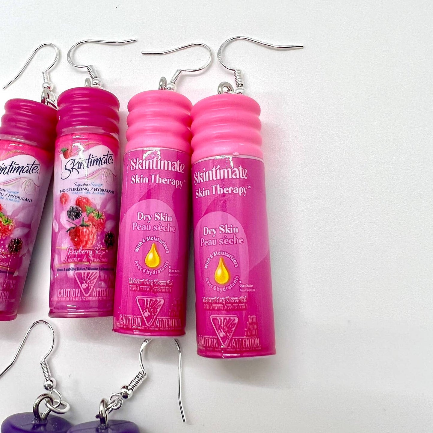 Skintimate Shaving Cream Earrings