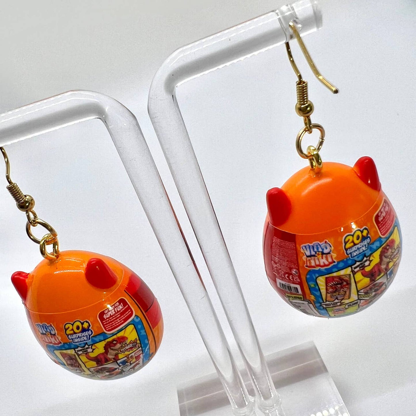 Mystery Egg Toy Earrings