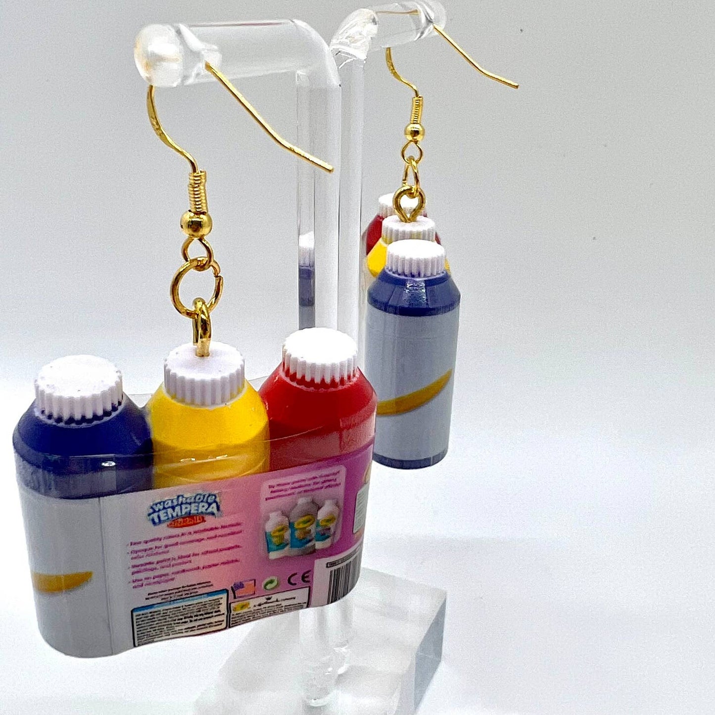 Crayola Paint Earrings
