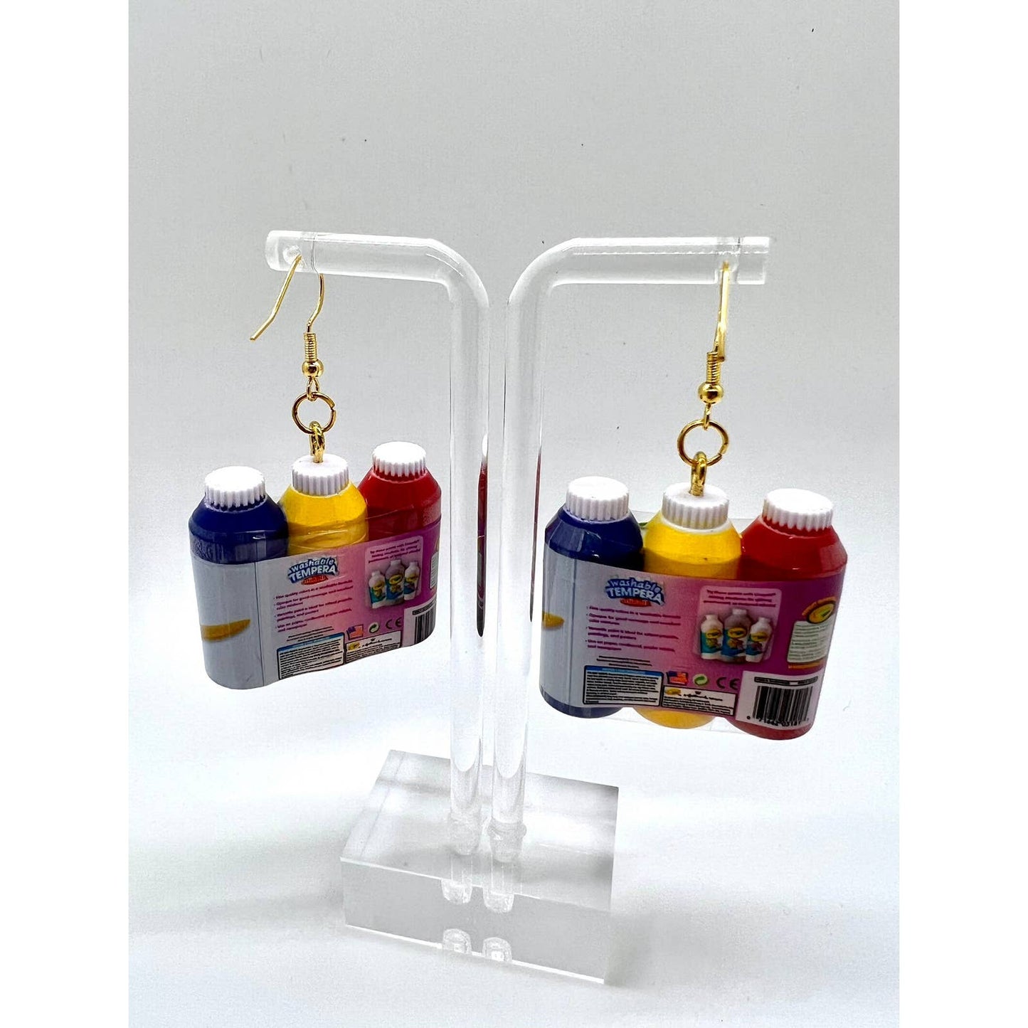 Crayola Paint Earrings
