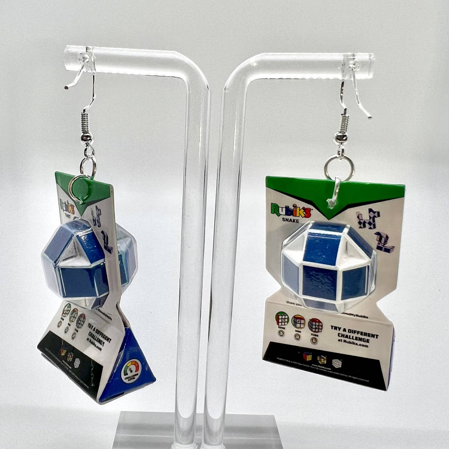 Rubiks Cube Earrings