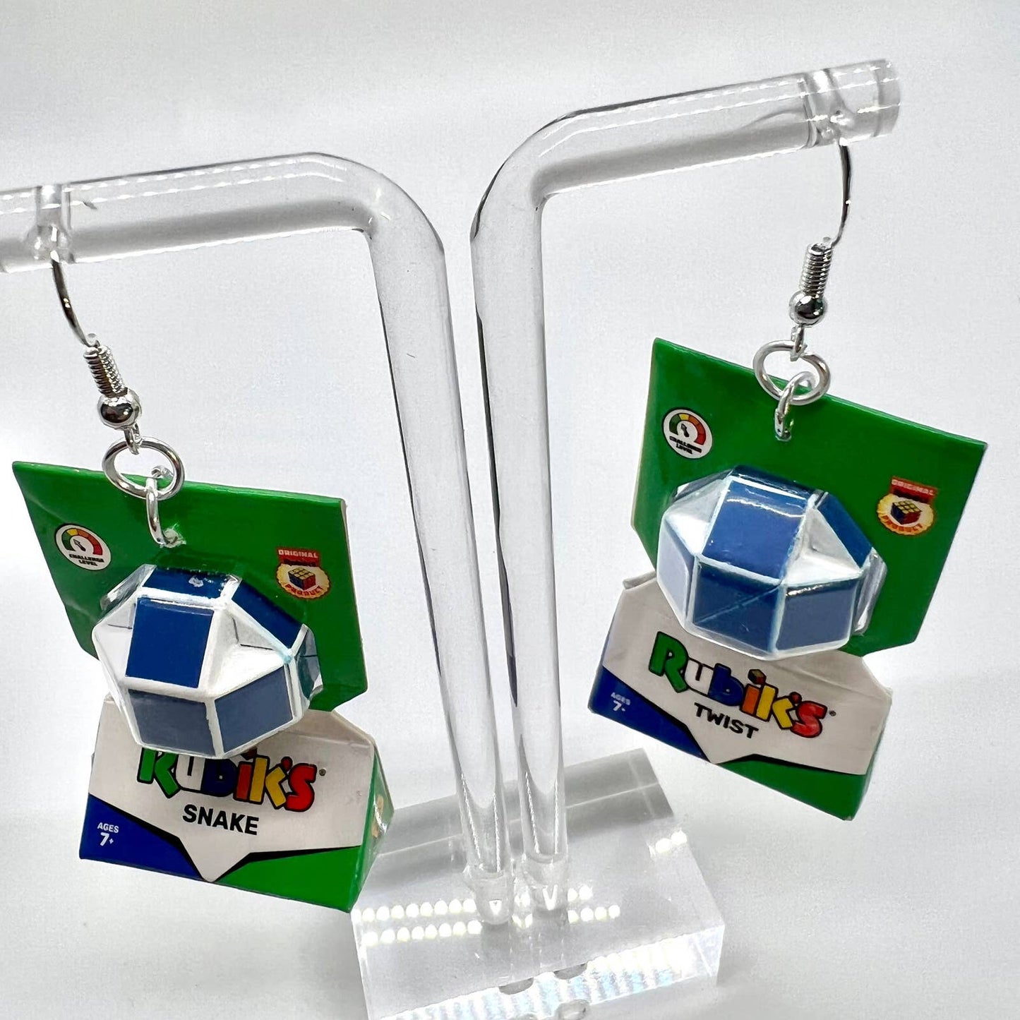 Rubiks Cube Earrings