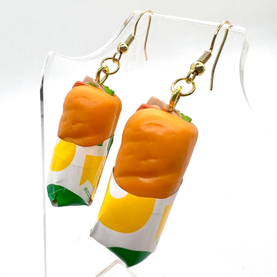 Subway Sandwich Earrings