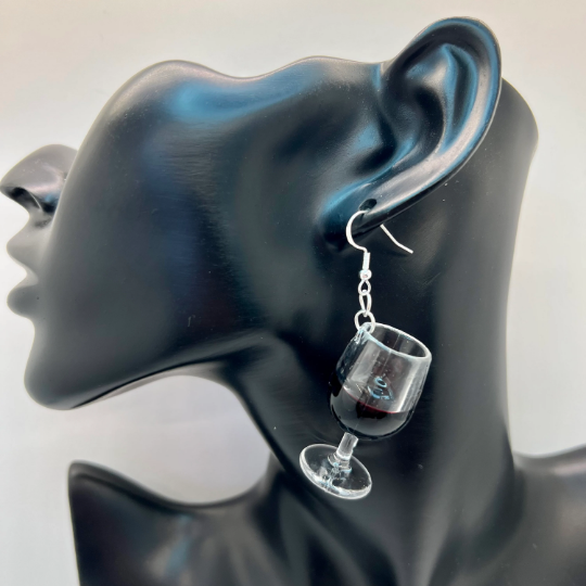 Wine Glass Earrings
